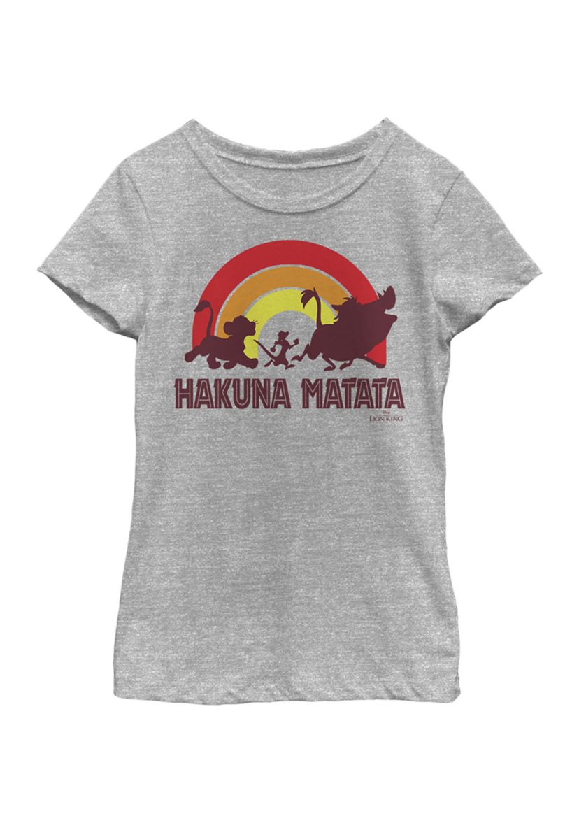 Girls 4-6x  Hakuna Rainbow Graphic T-Shirt