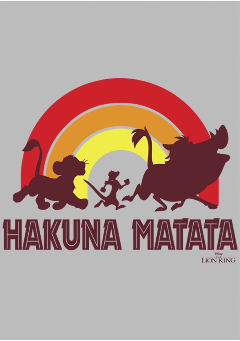 Girls 4-6x  Hakuna Rainbow Graphic T-Shirt