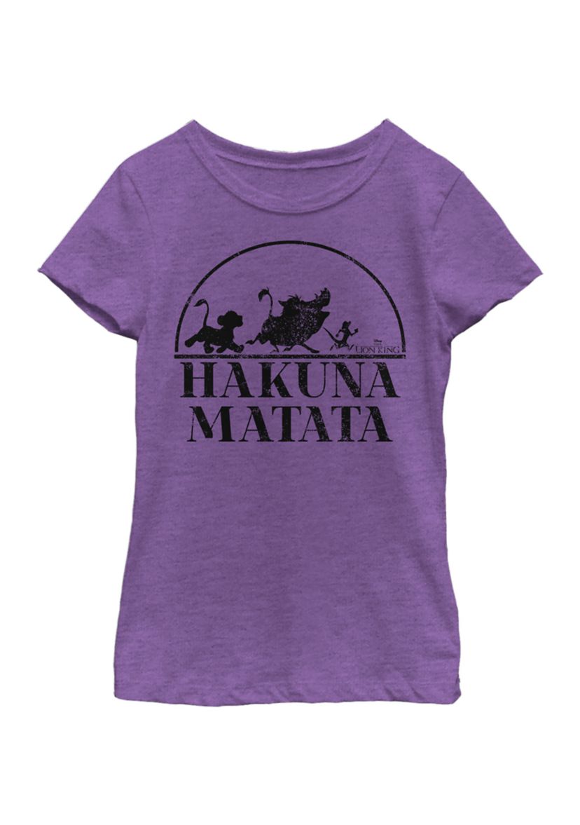 Girls 4-6x  Hakuna Serif Graphic T-Shirt
