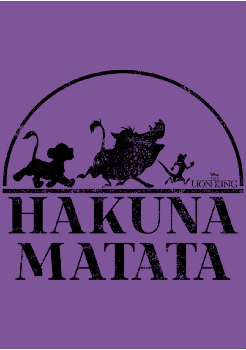 Girls 4-6x  Hakuna Serif Graphic T-Shirt