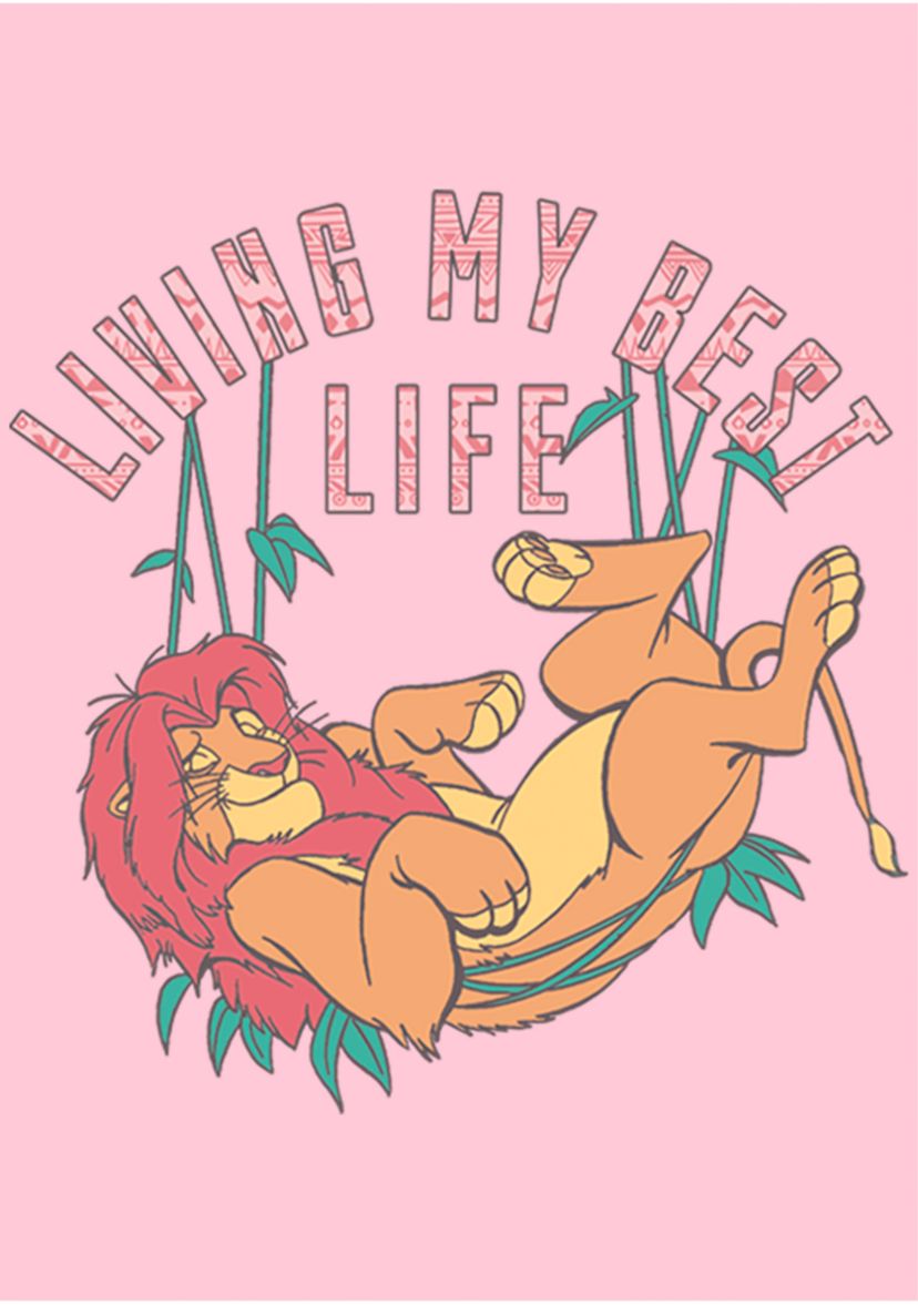 Girls 4-6x  Best Lion Graphic T-Shirt
