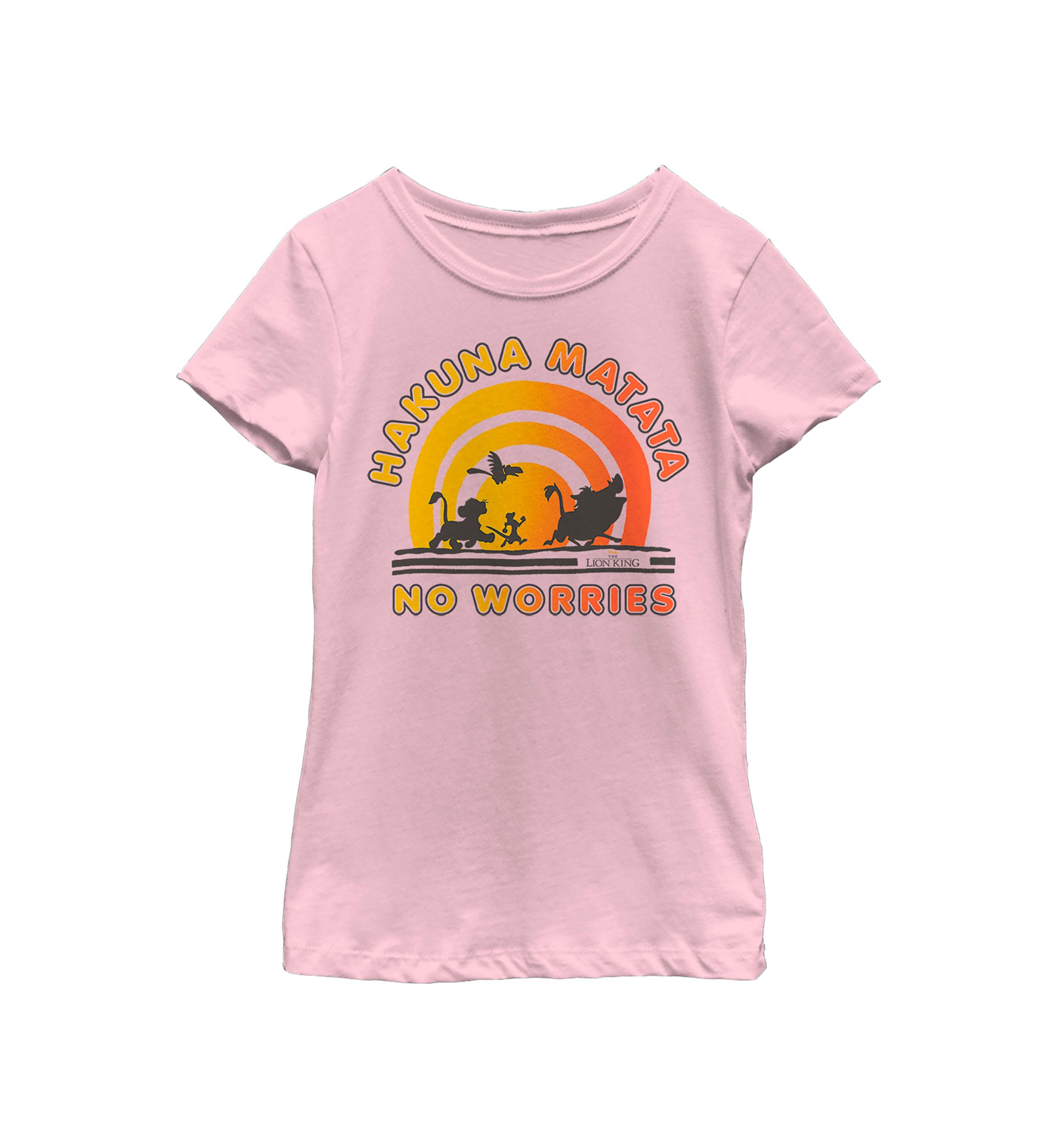 Girls 4-6x No Worries Graphic T-Shirt