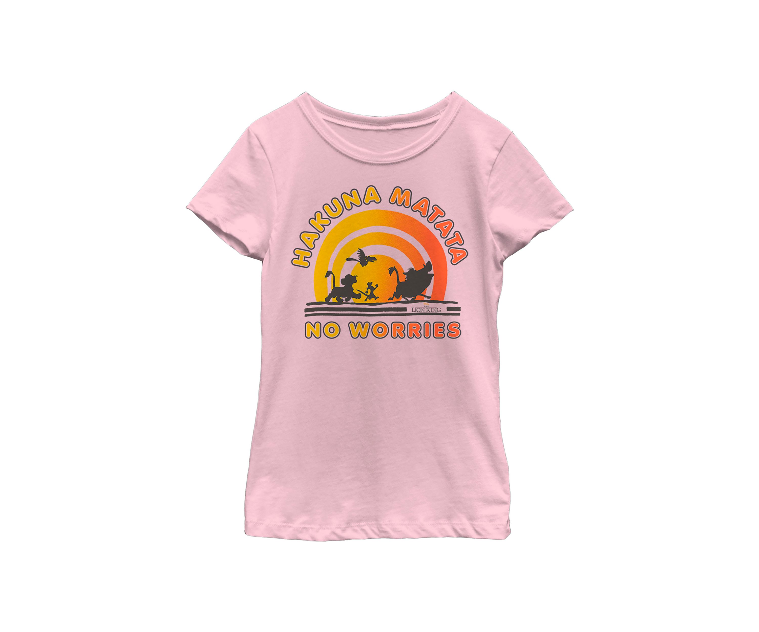 Girls 4-6x No Worries Graphic T-Shirt