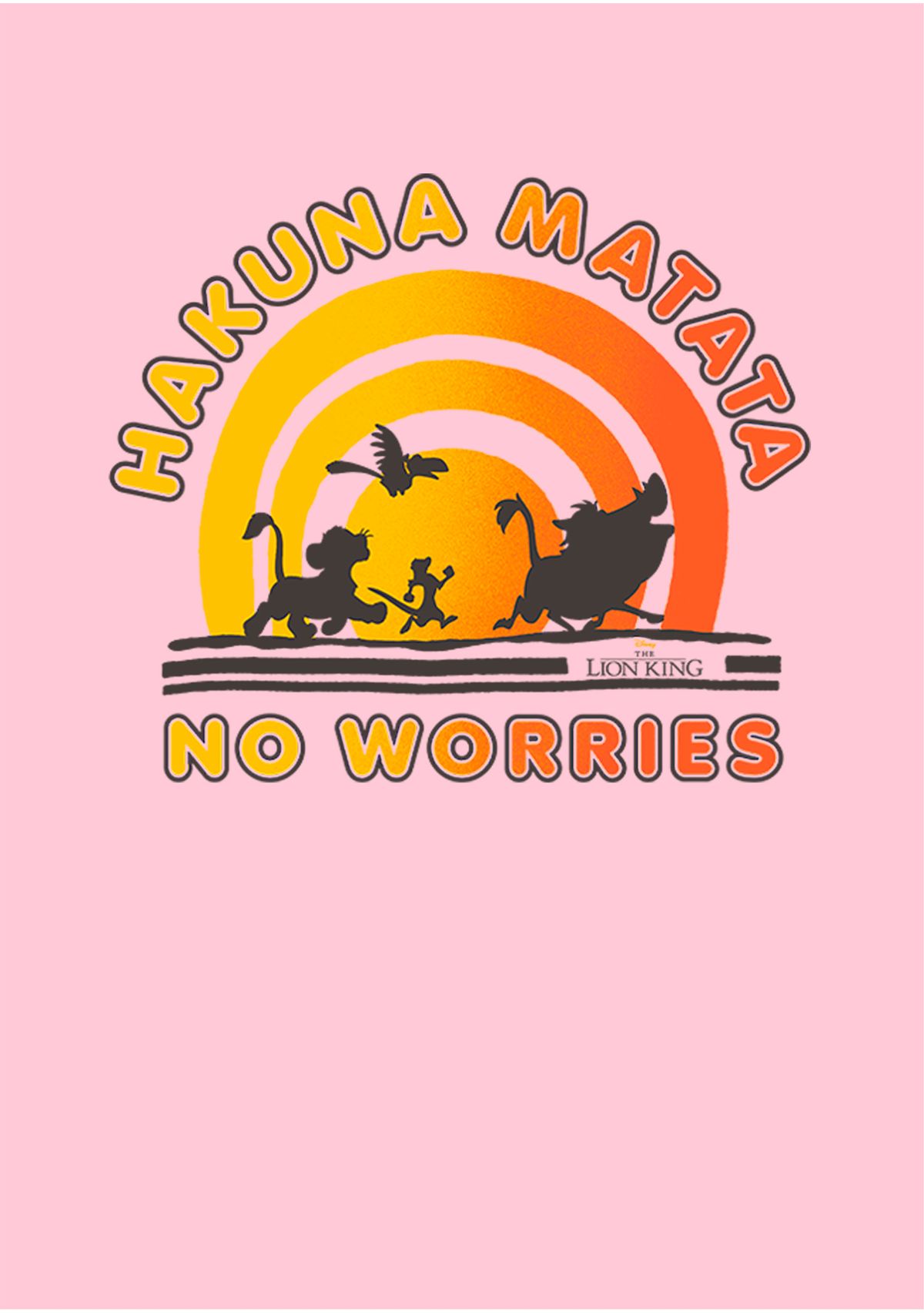 Girls 4-6x No Worries Graphic T-Shirt