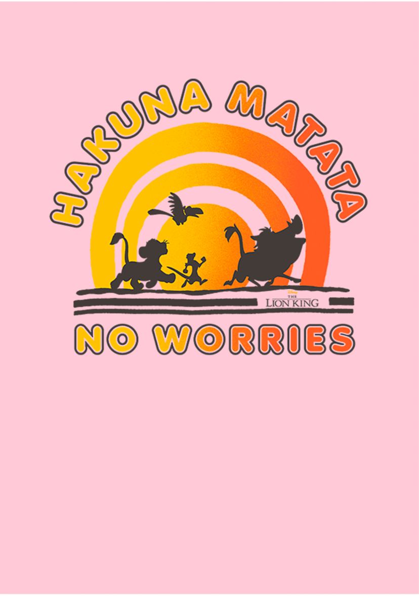 Girls 4-6x No Worries Graphic T-Shirt