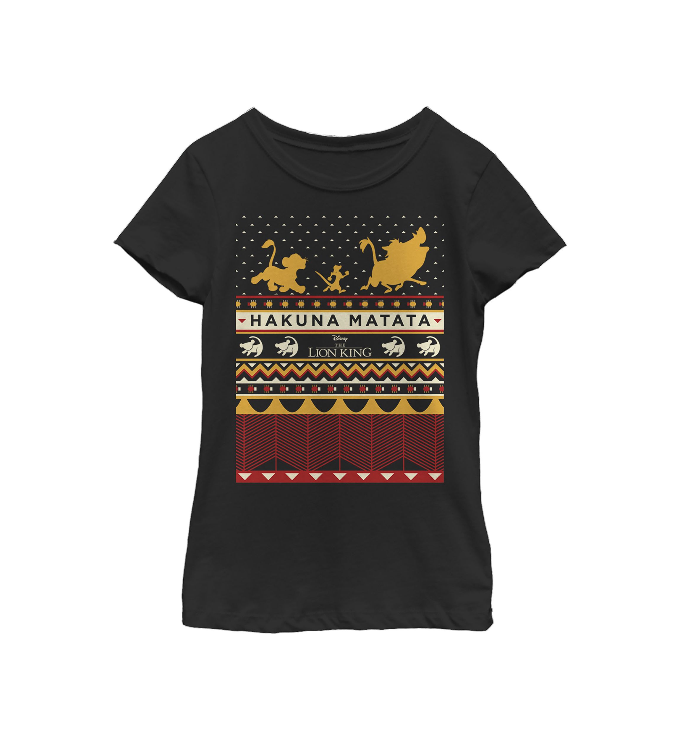 Girls 4-6x Hakuna My Knits Ugly Sweater Graphic T-Shirt