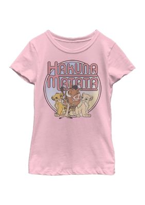 Disney Girls 4-6x Seventies Group Graphic T-Shirt, Pink, Small