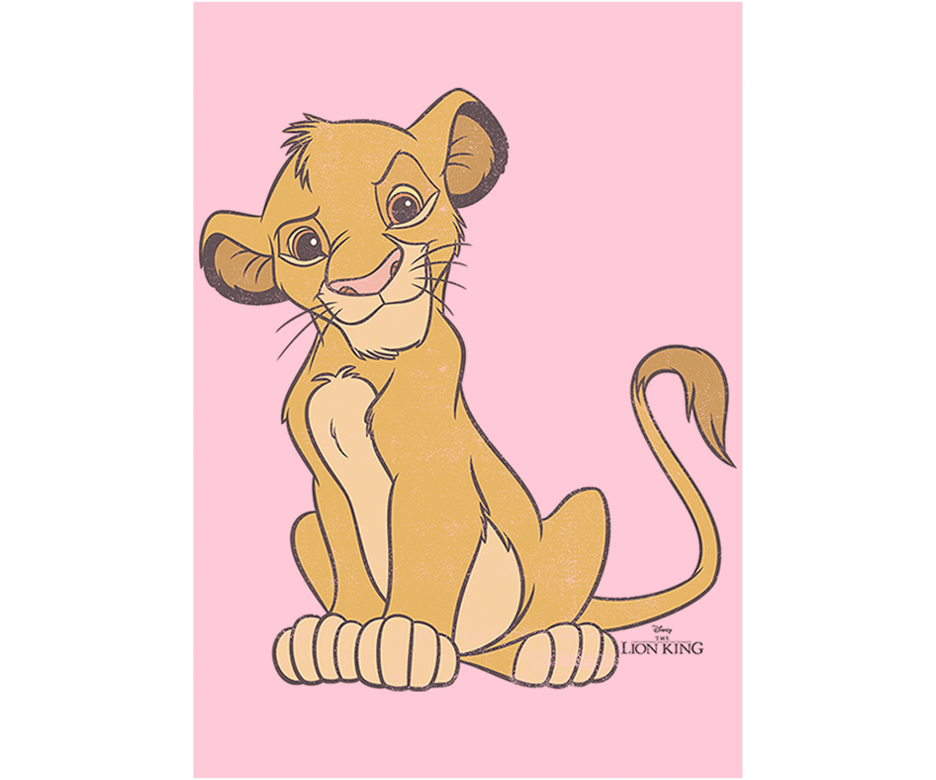 Girls 4-6x  Simba Vintage Graphic T-Shirt