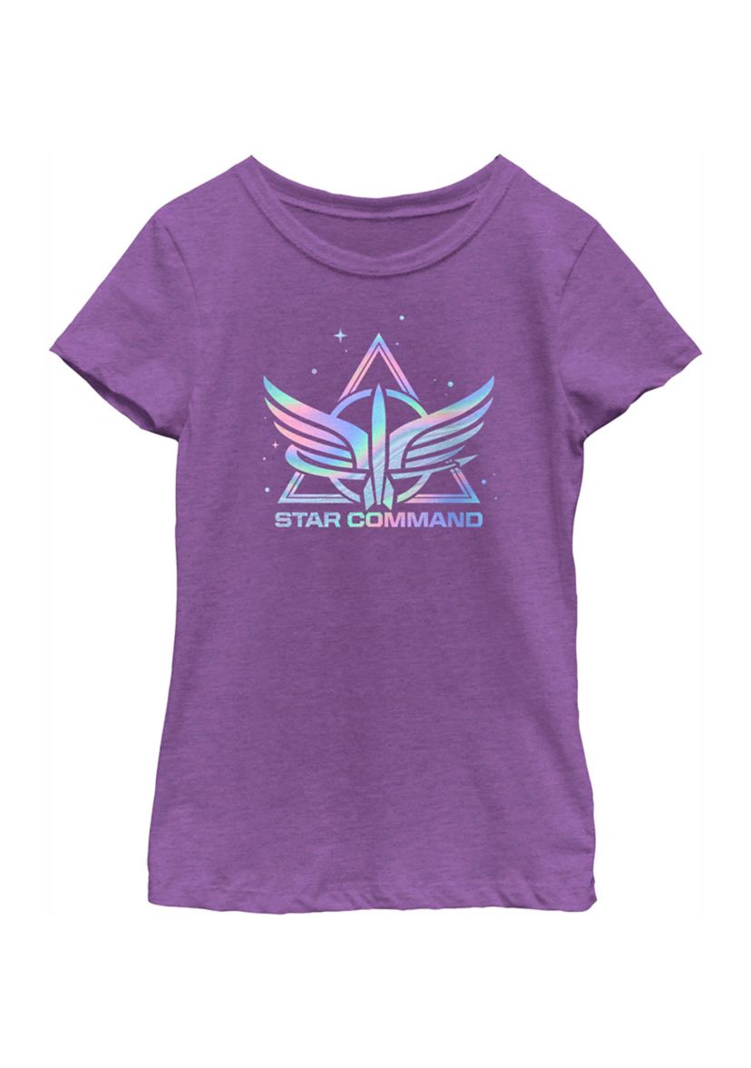 Star Command Holographic Graphic T-Shirt