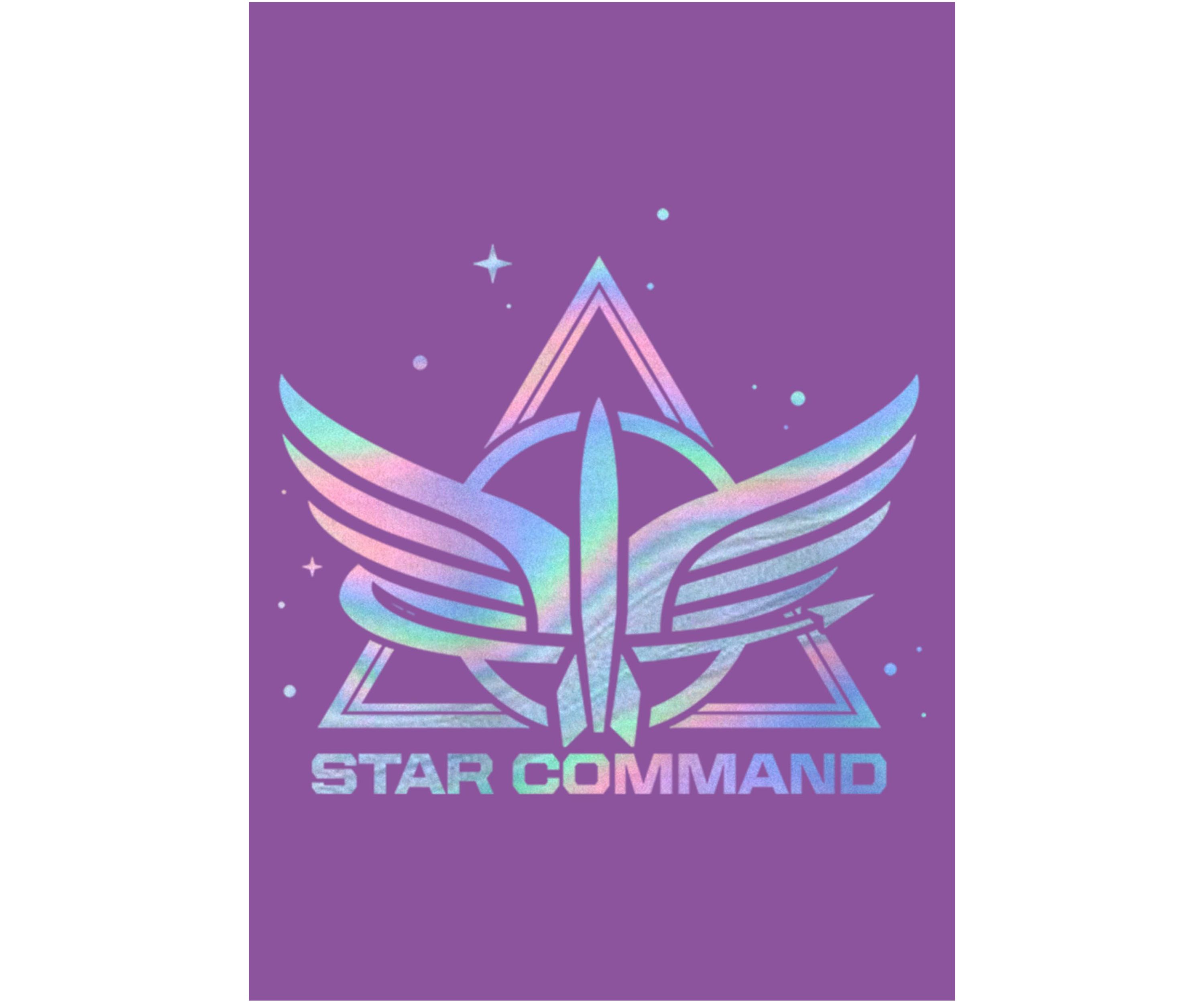 Star Command Holographic Graphic T-Shirt