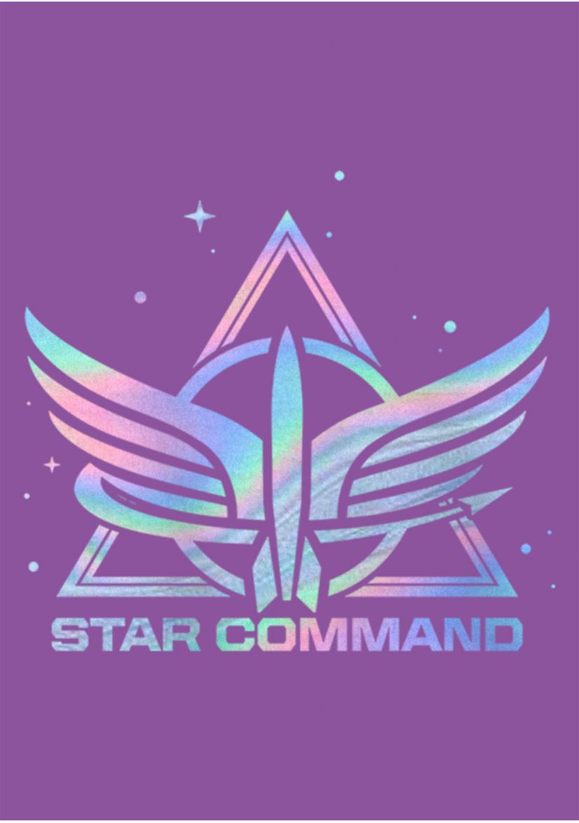 Star Command Holographic Graphic T-Shirt