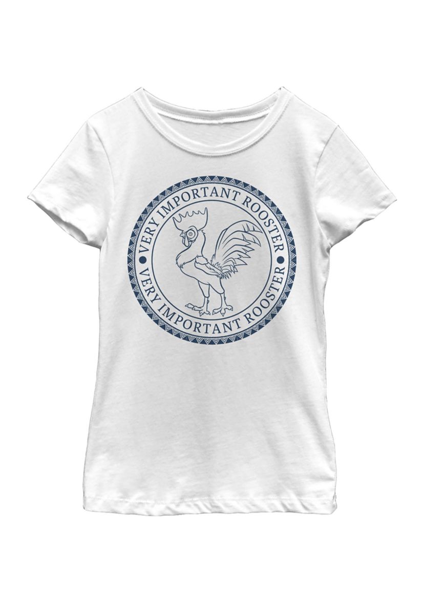 Girls 4-6x  Hei Hei Badge Graphic Top