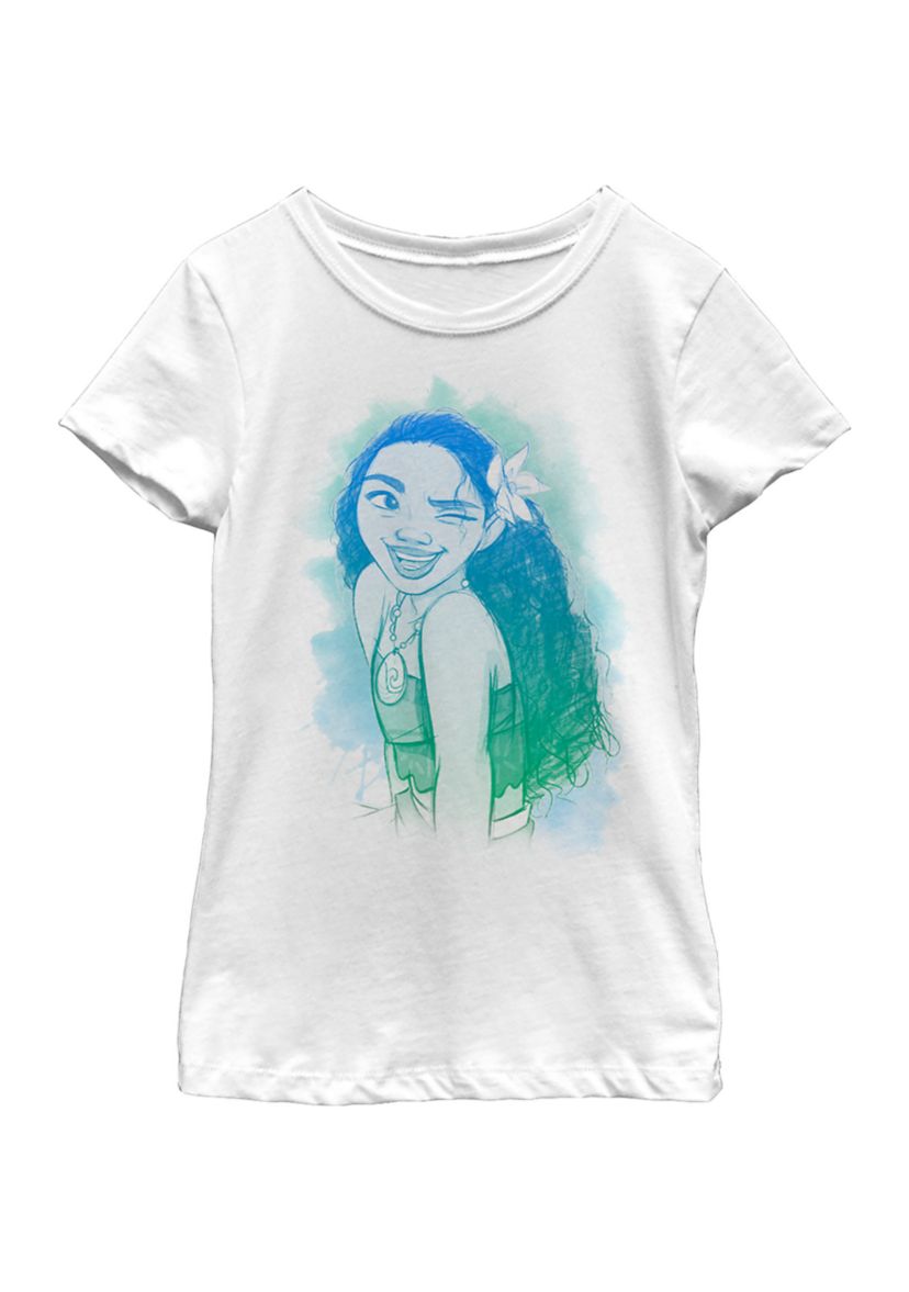 Girls 4-6x   Watercolor Graphic Top