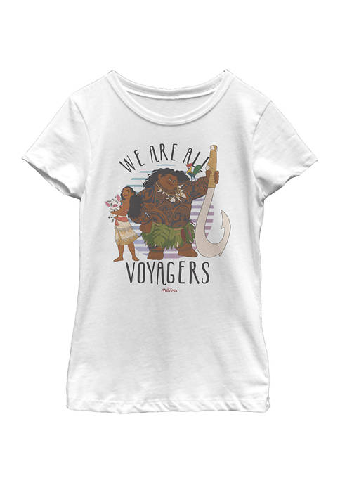 Disney® Moana™ Girls 4-6x Voyagers Graphic T-Shirt