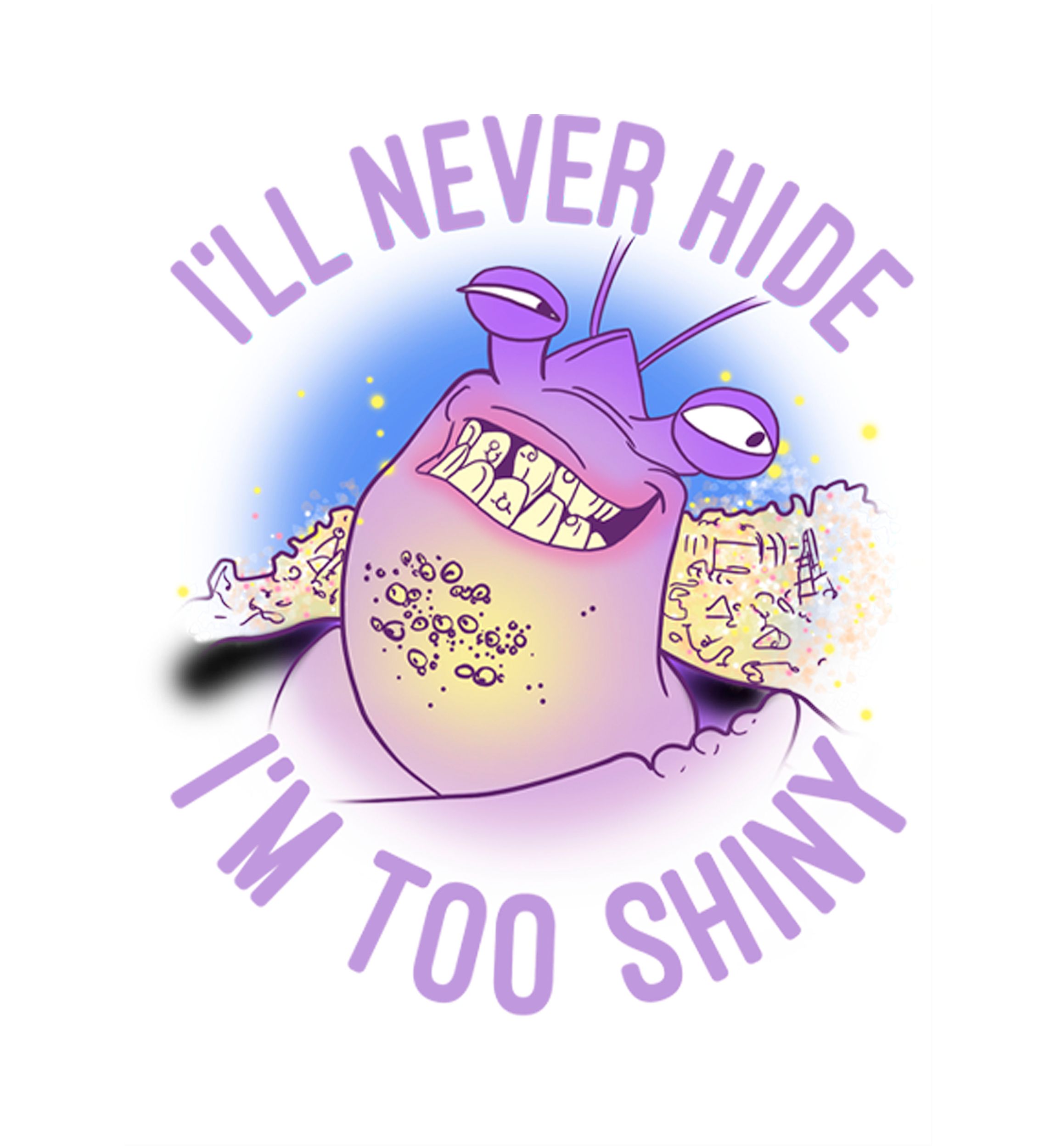 Girls 4-6x Im Too Shiny Graphic T-Shirt