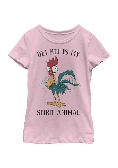 Disney® Moana™ Girls 4-6x Spirit Animal Graphic T-Shirt