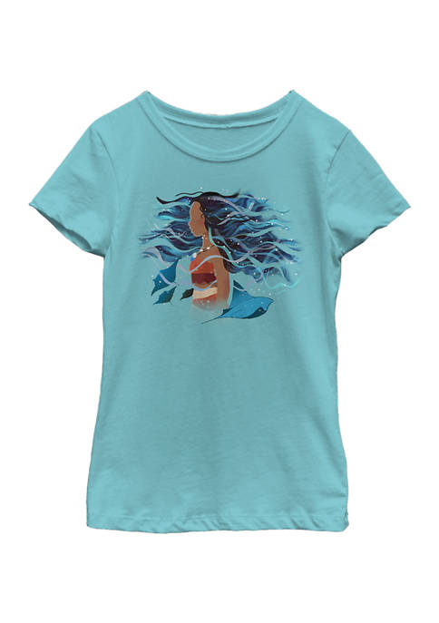 Disney® Moana™ Girls 4-6x In Ocean Graphic T-Shirt