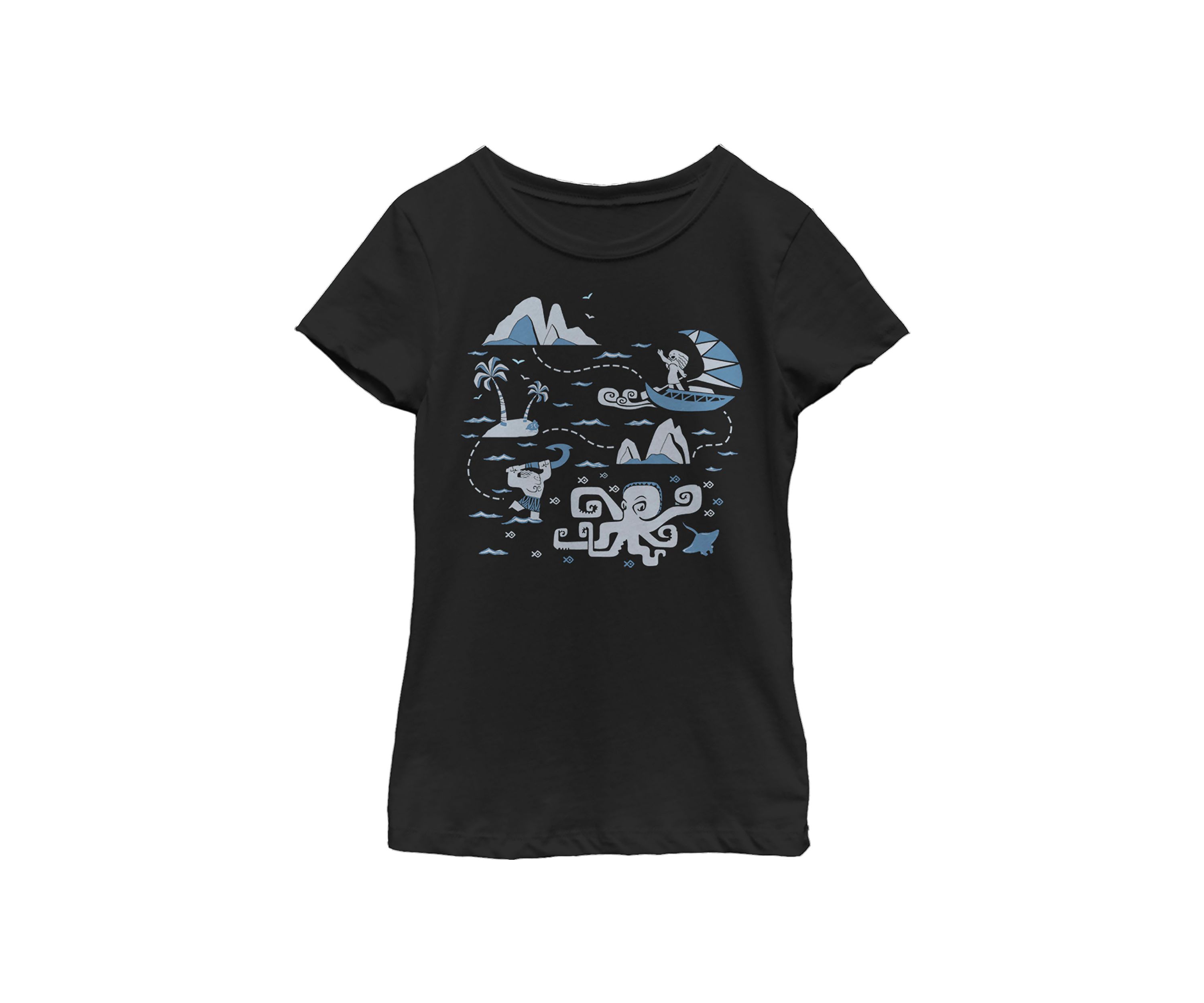 Girls 4-6x Voyage Collage Graphic T-Shirt