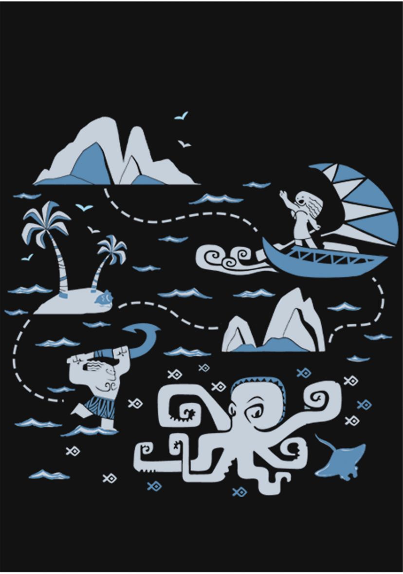 Girls 4-6x Voyage Collage Graphic T-Shirt