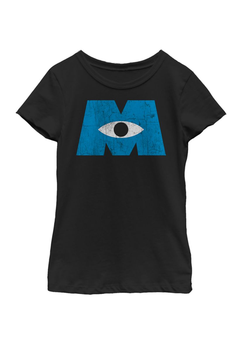 Girls 4-6x  Distressed Logo Graphic T-Shirt