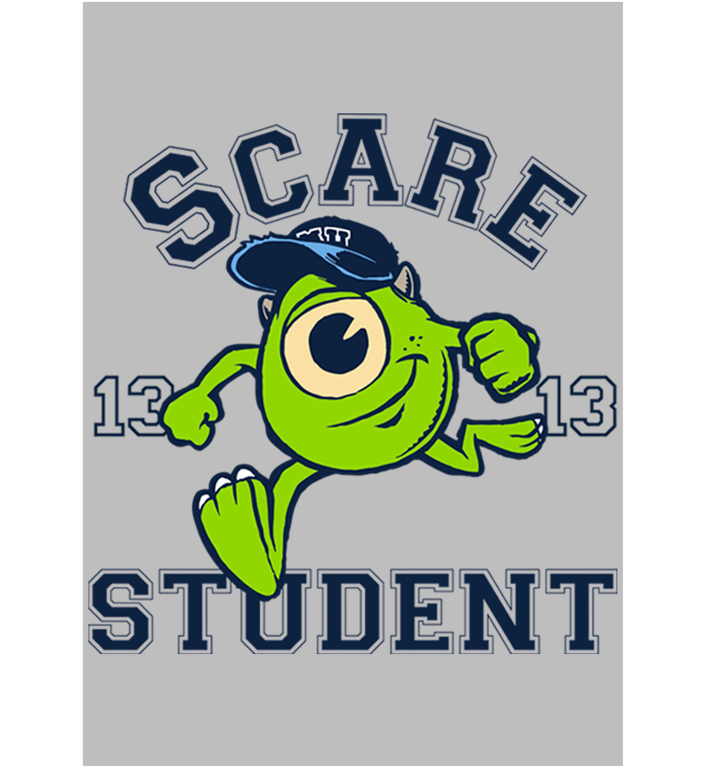 Girls 4-6x  Scare Student Graphic Top