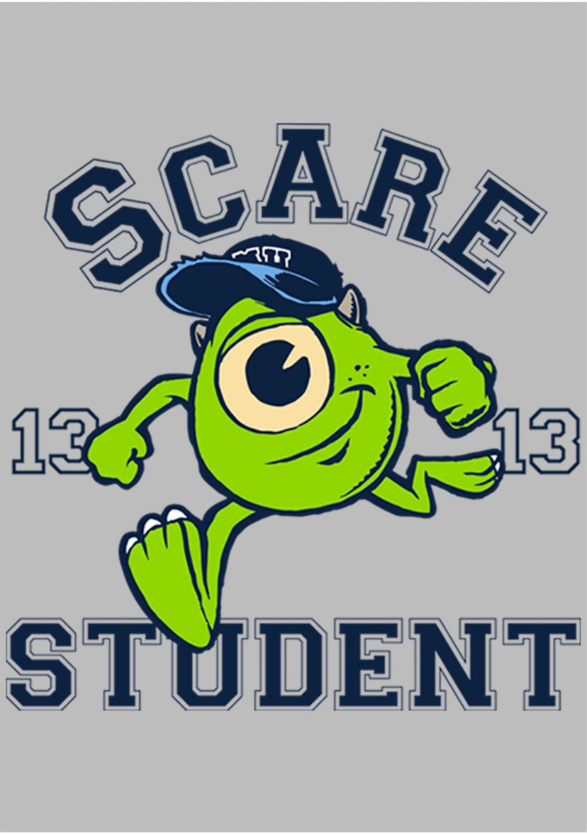 Girls 4-6x  Scare Student Graphic Top