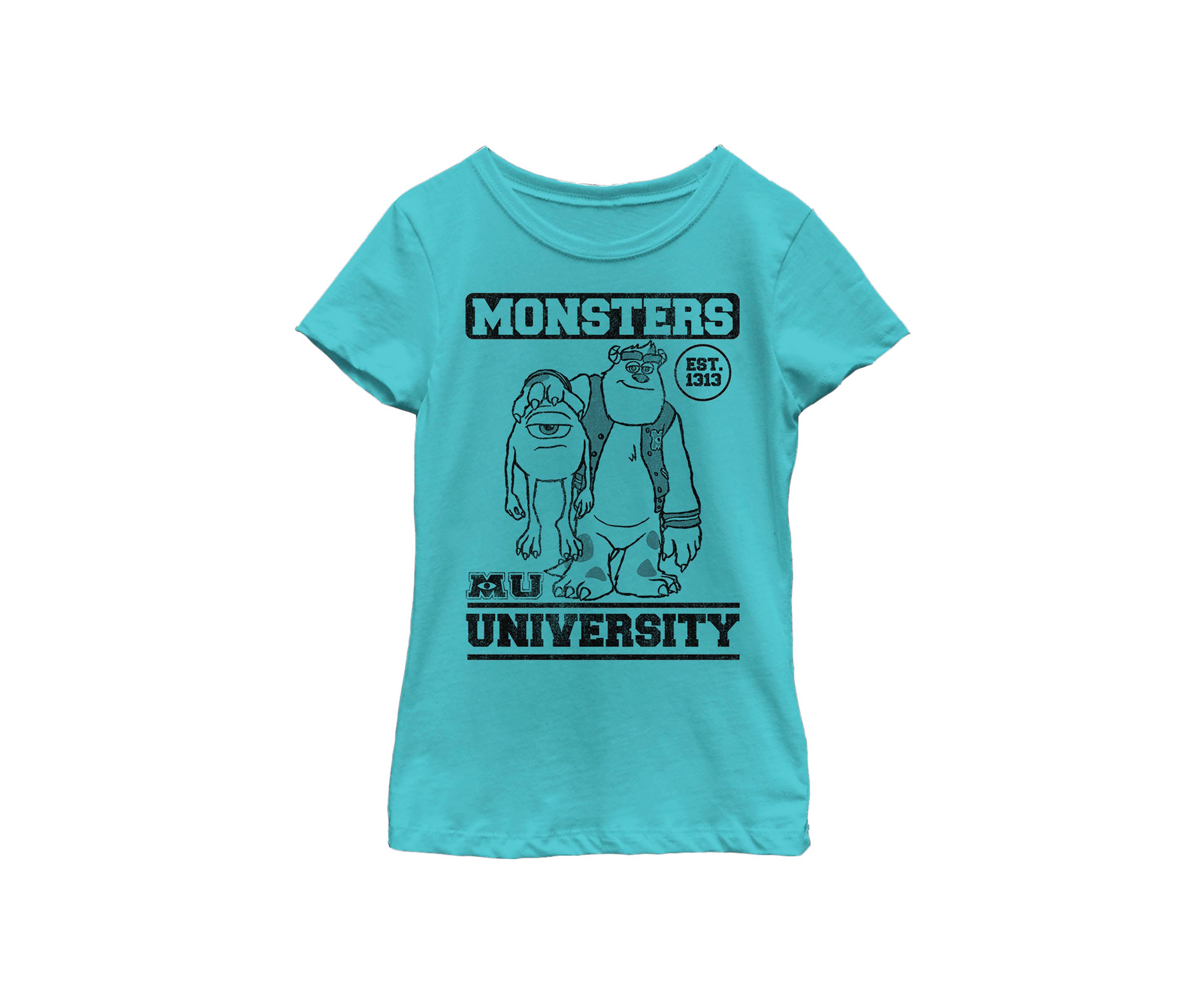 Girls 4-6x  Monster Stack Graphic Top