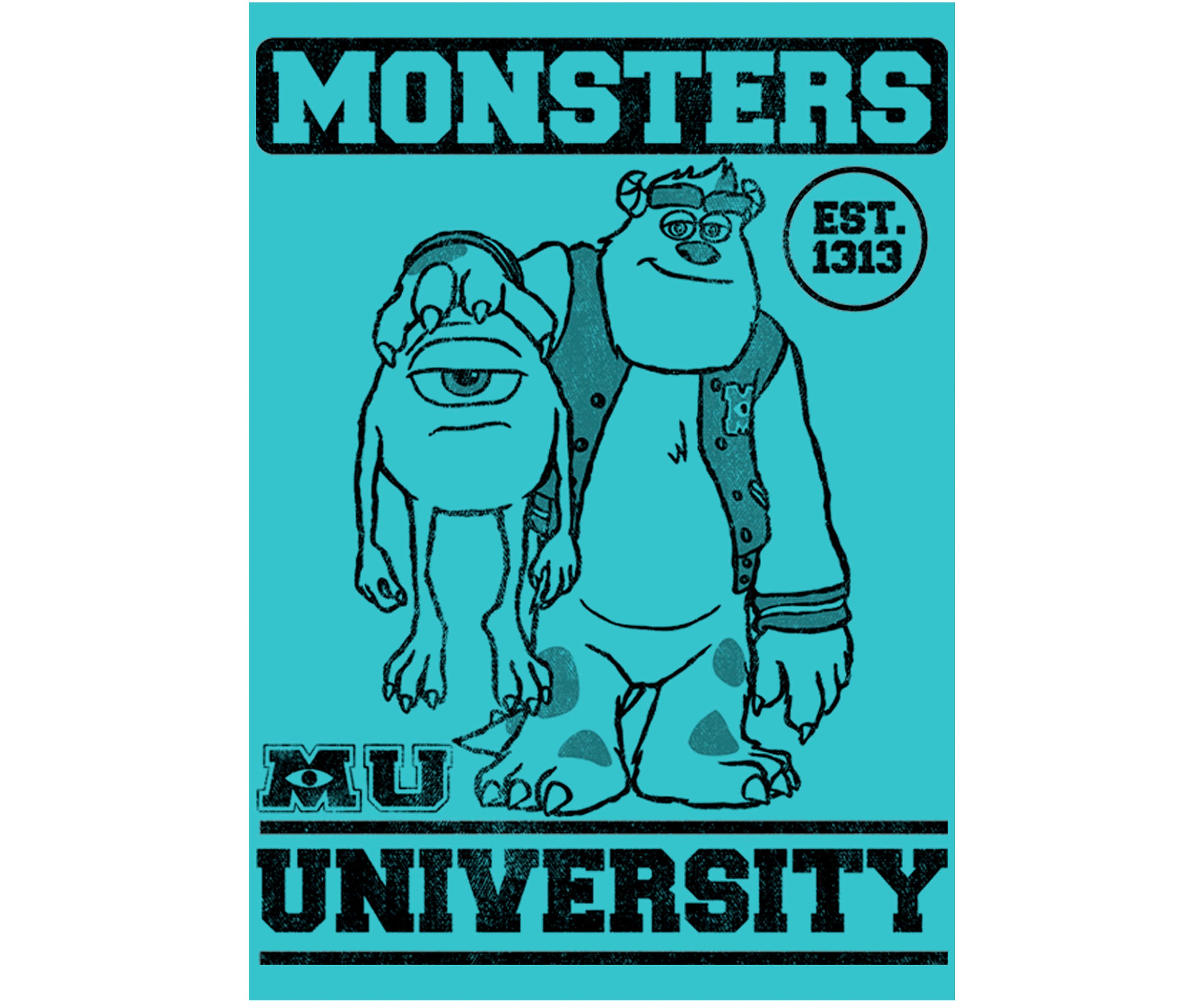 Girls 4-6x  Monster Stack Graphic Top