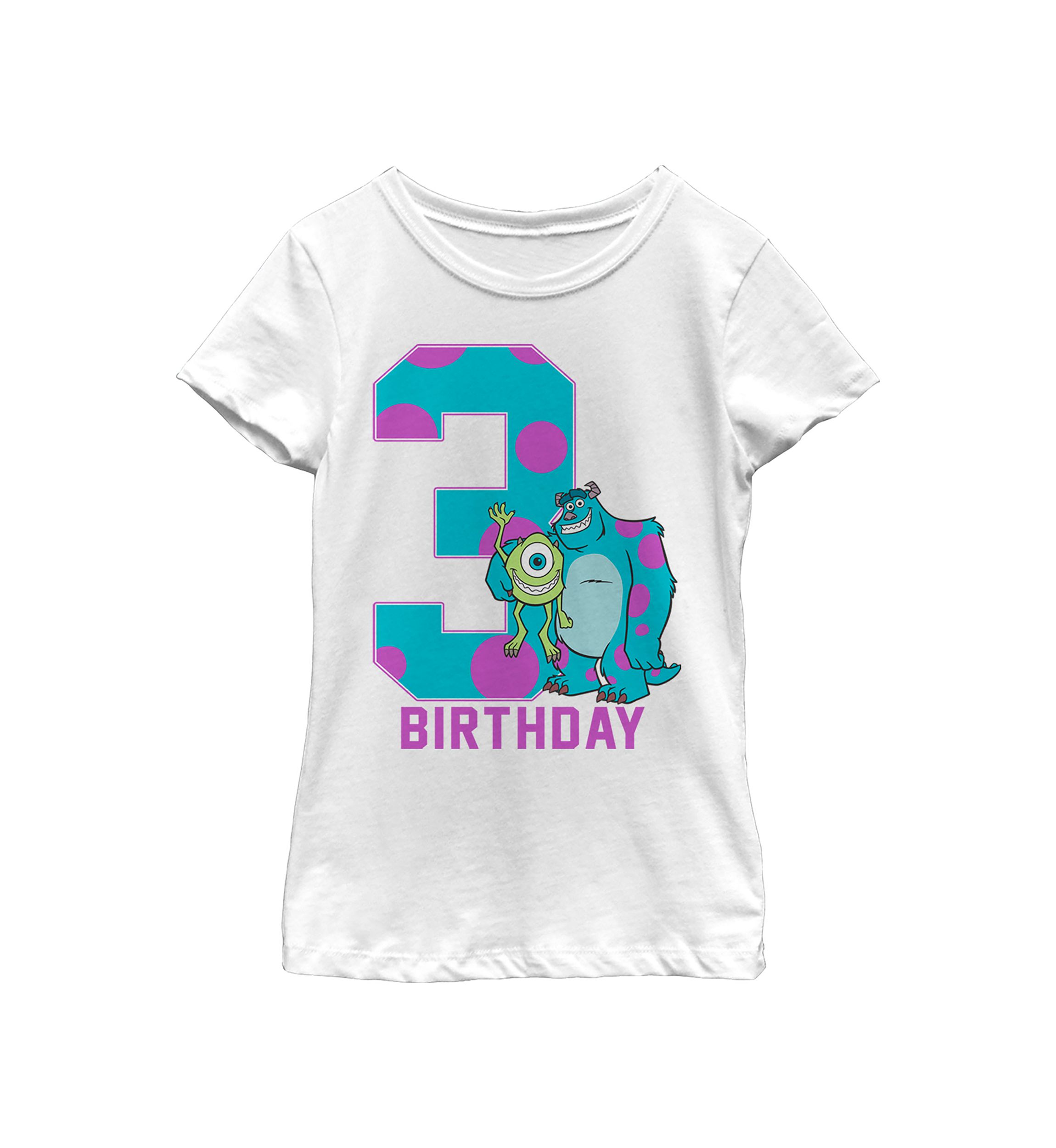 Girls 4-6x  Birthday Monster Graphic T-Shirt