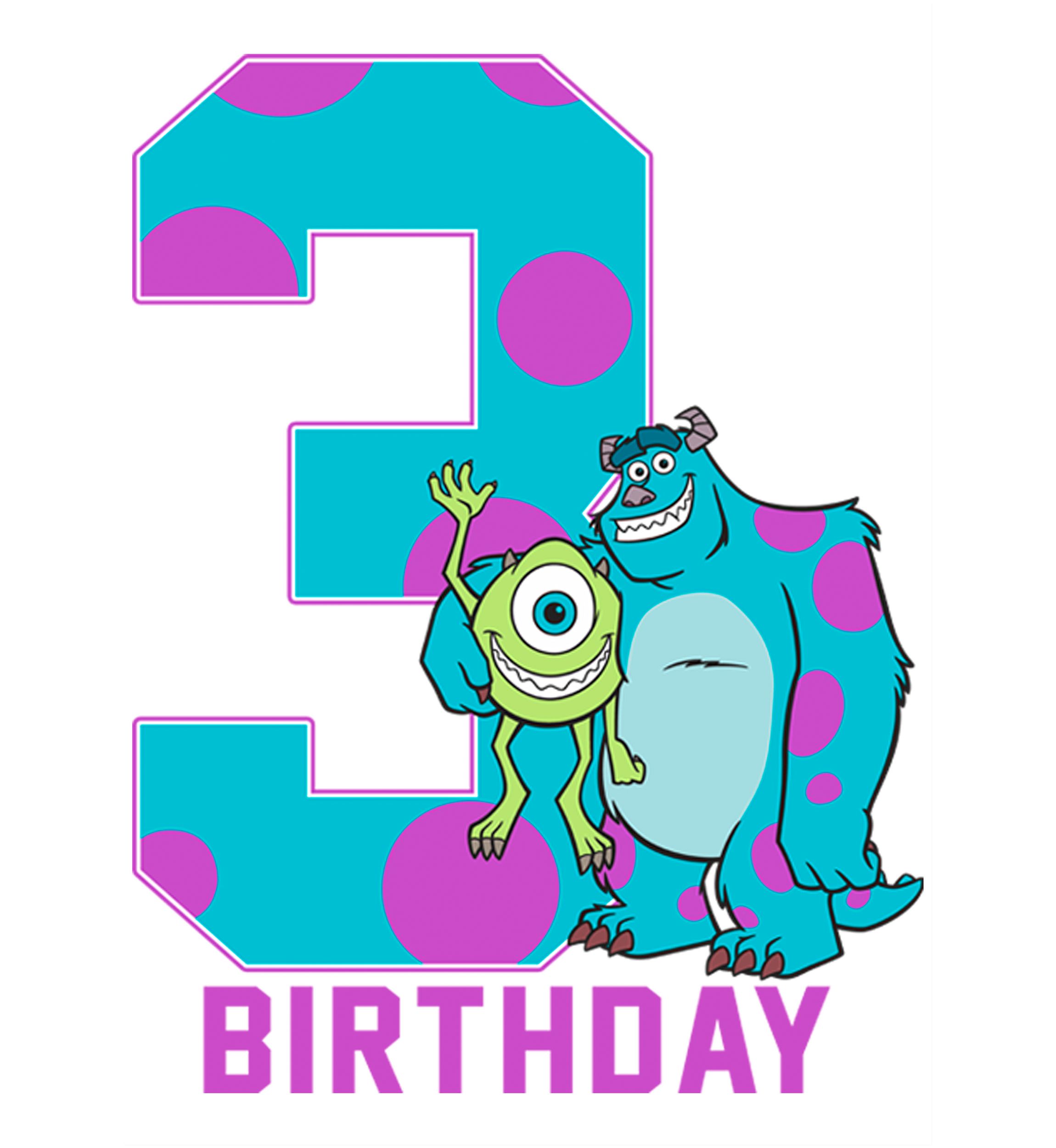 Girls 4-6x  Birthday Monster Graphic T-Shirt