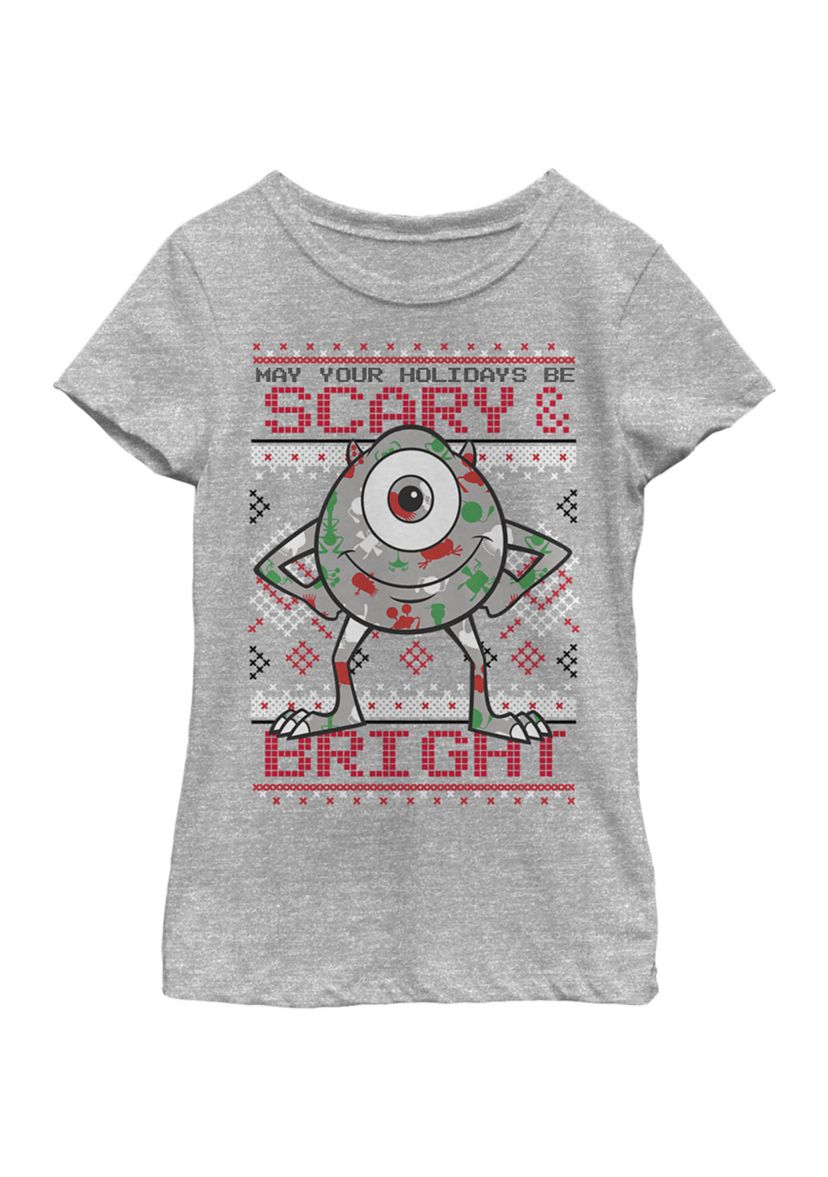Girls 4-6x Eye Holiday Top
