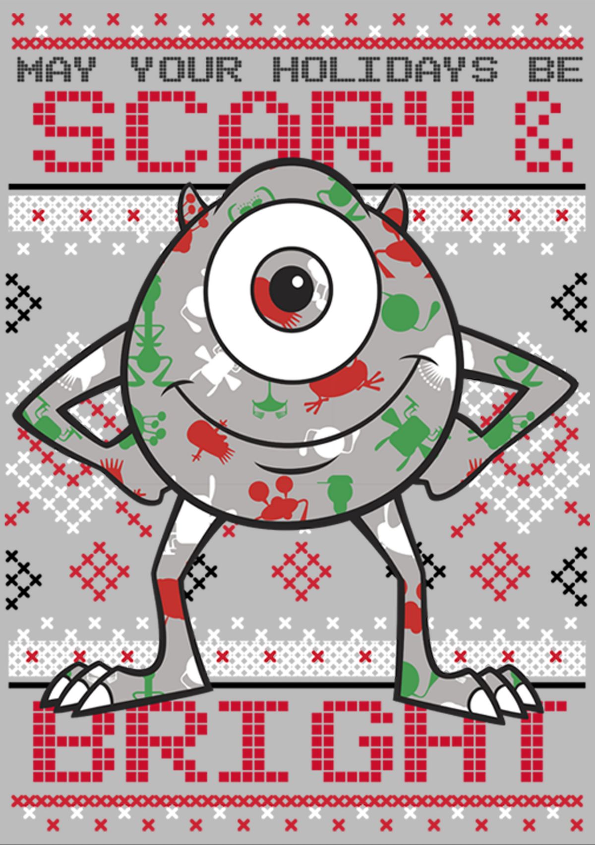 Girls 4-6x Eye Holiday Top