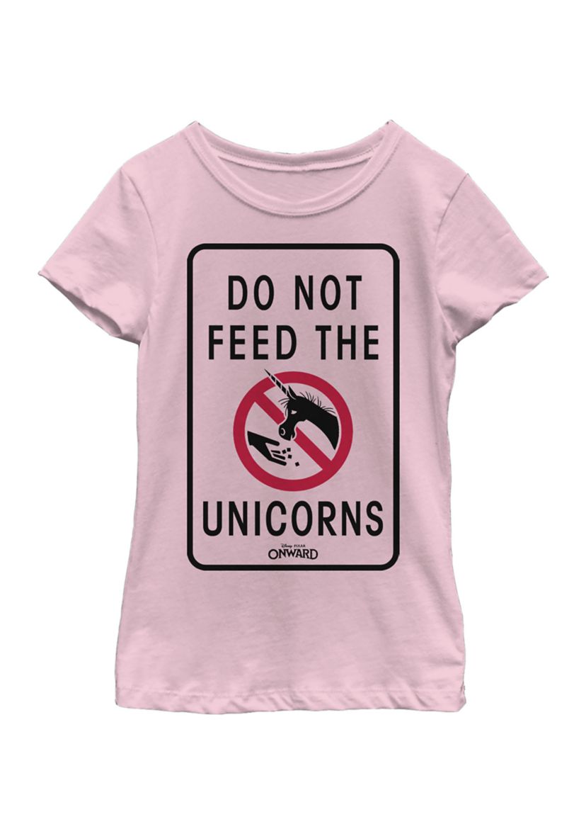 Girls 4-6x Dont Feed The Unicorns Graphic T-Shirt