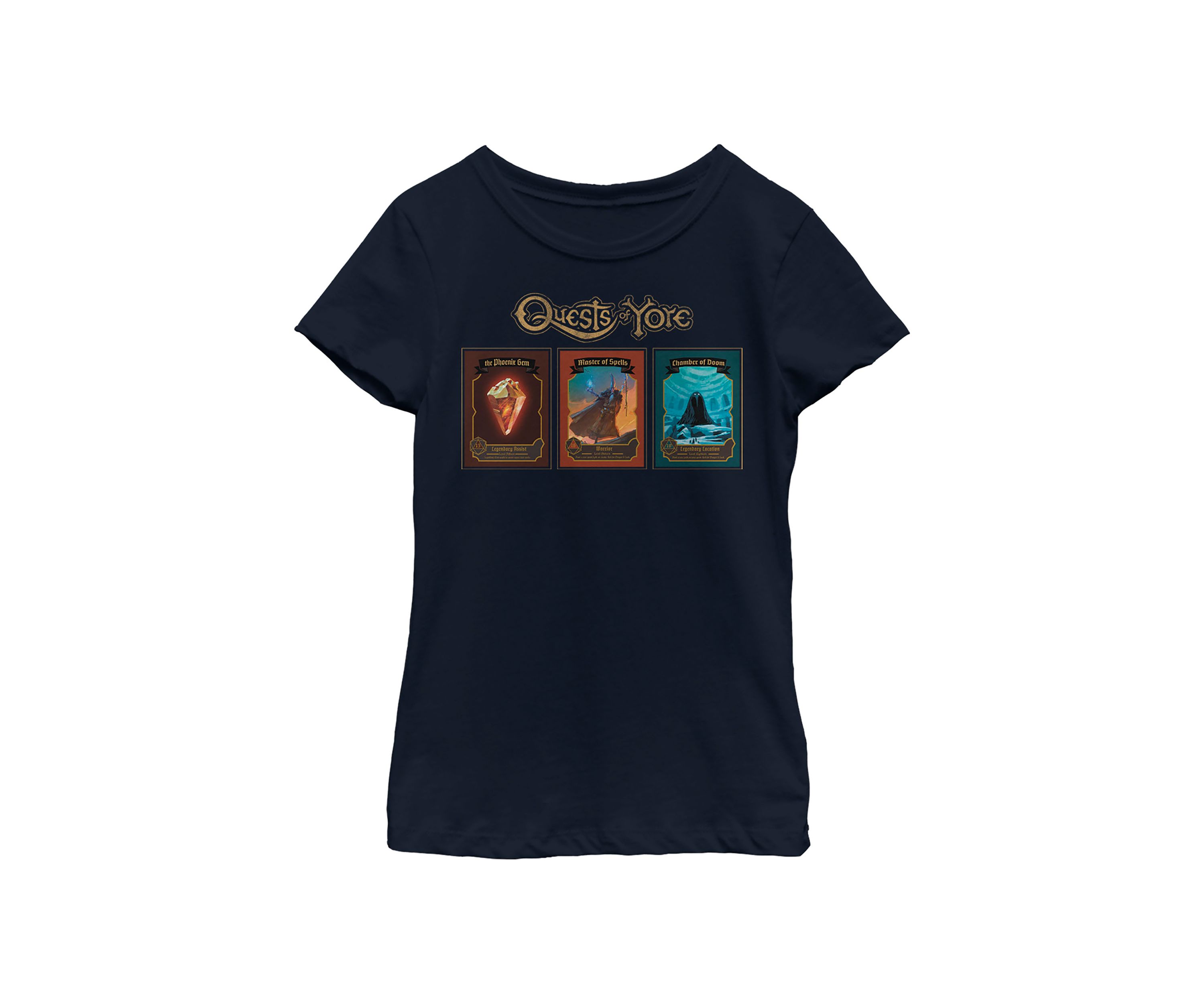 Girls 4-6x Quest Cards Graphic T-Shirt