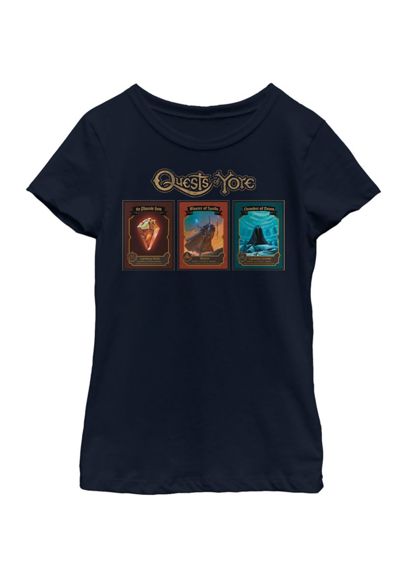 Girls 4-6x Quest Cards Graphic T-Shirt