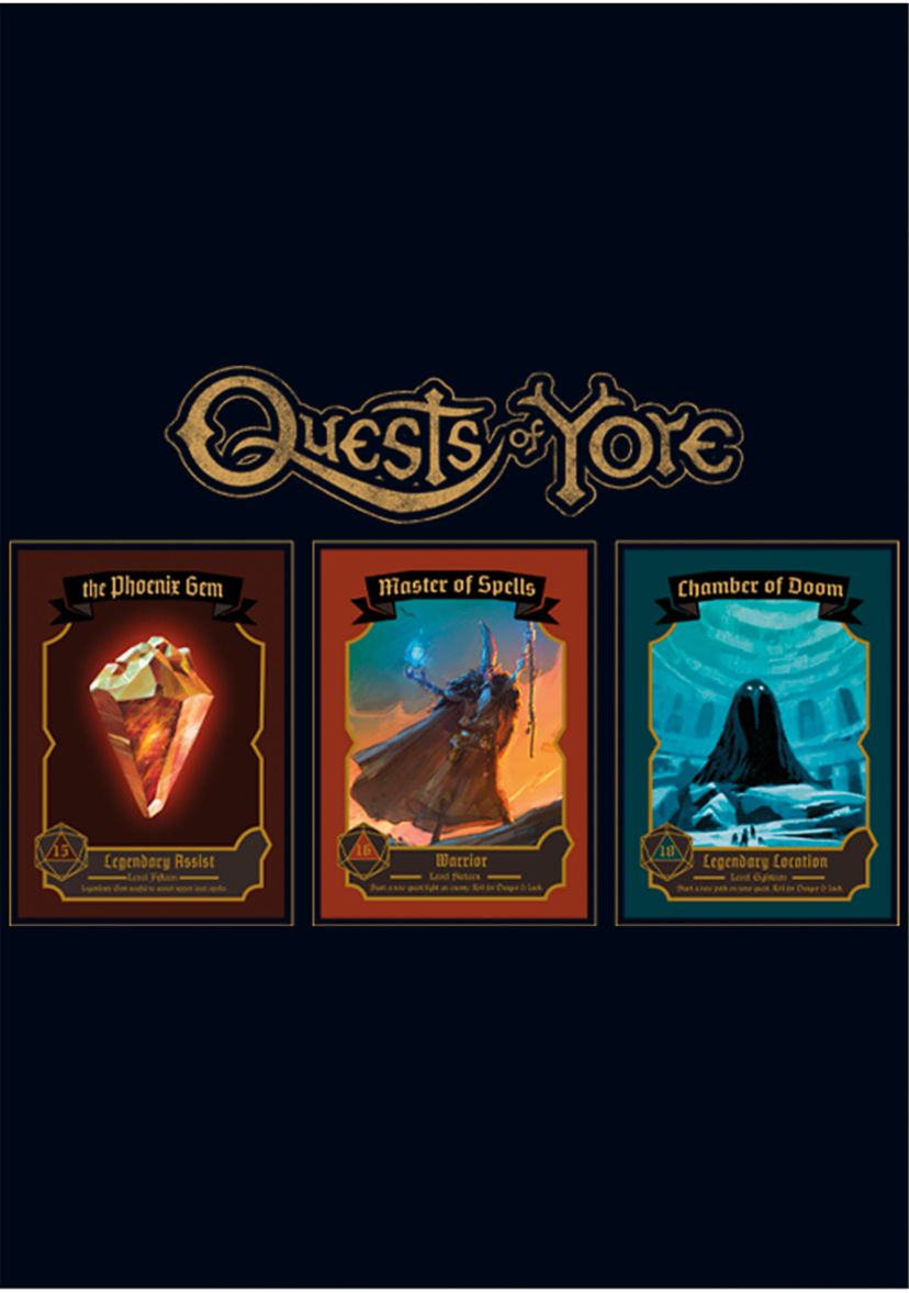 Girls 4-6x Quest Cards Graphic T-Shirt