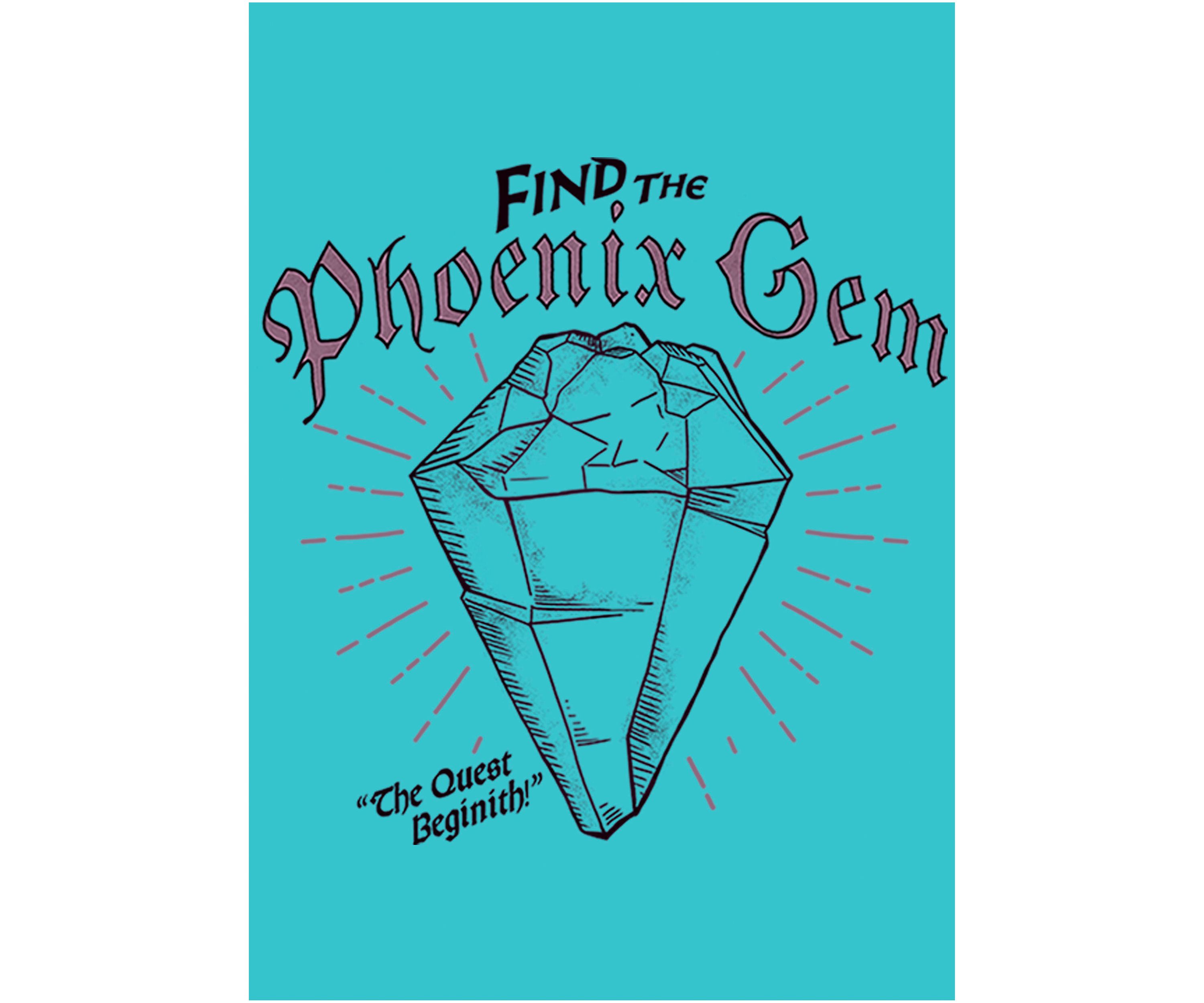 Girls 4-6x  Pheonix Gem Graphic T-Shirt