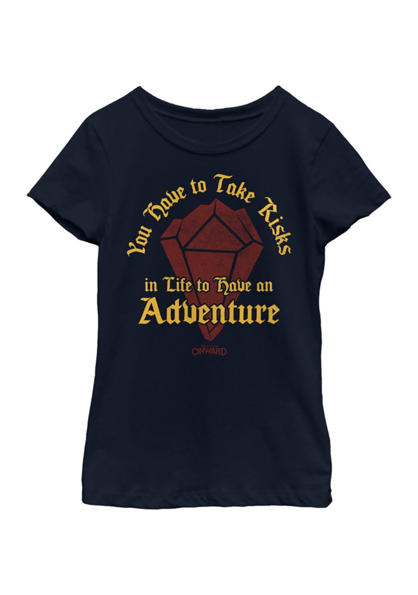 Girls 4-6x  Risk for Adventure Graphic T-Shirt