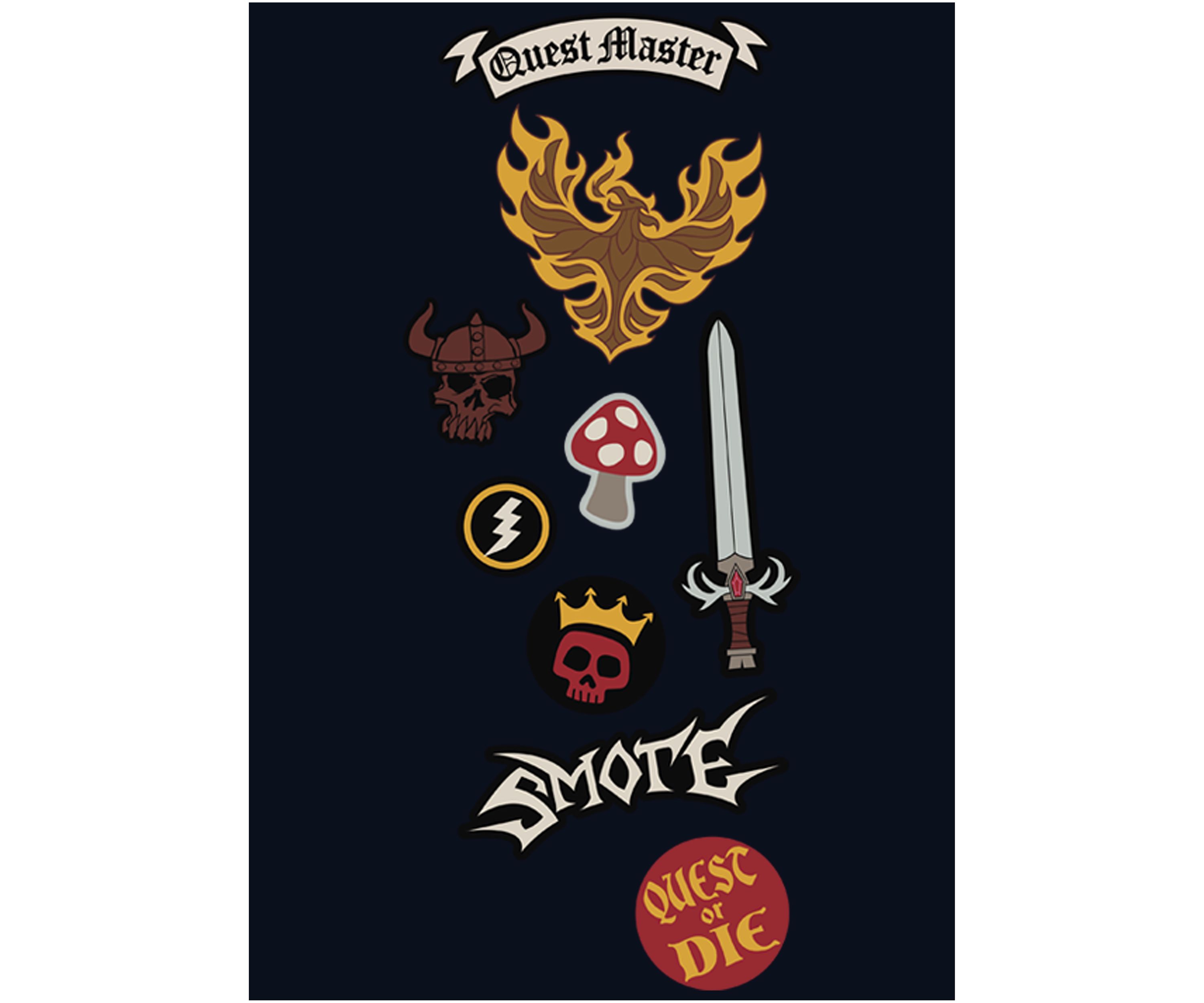 Girls 4-6x Cutoff Patches Graphic T-Shirt