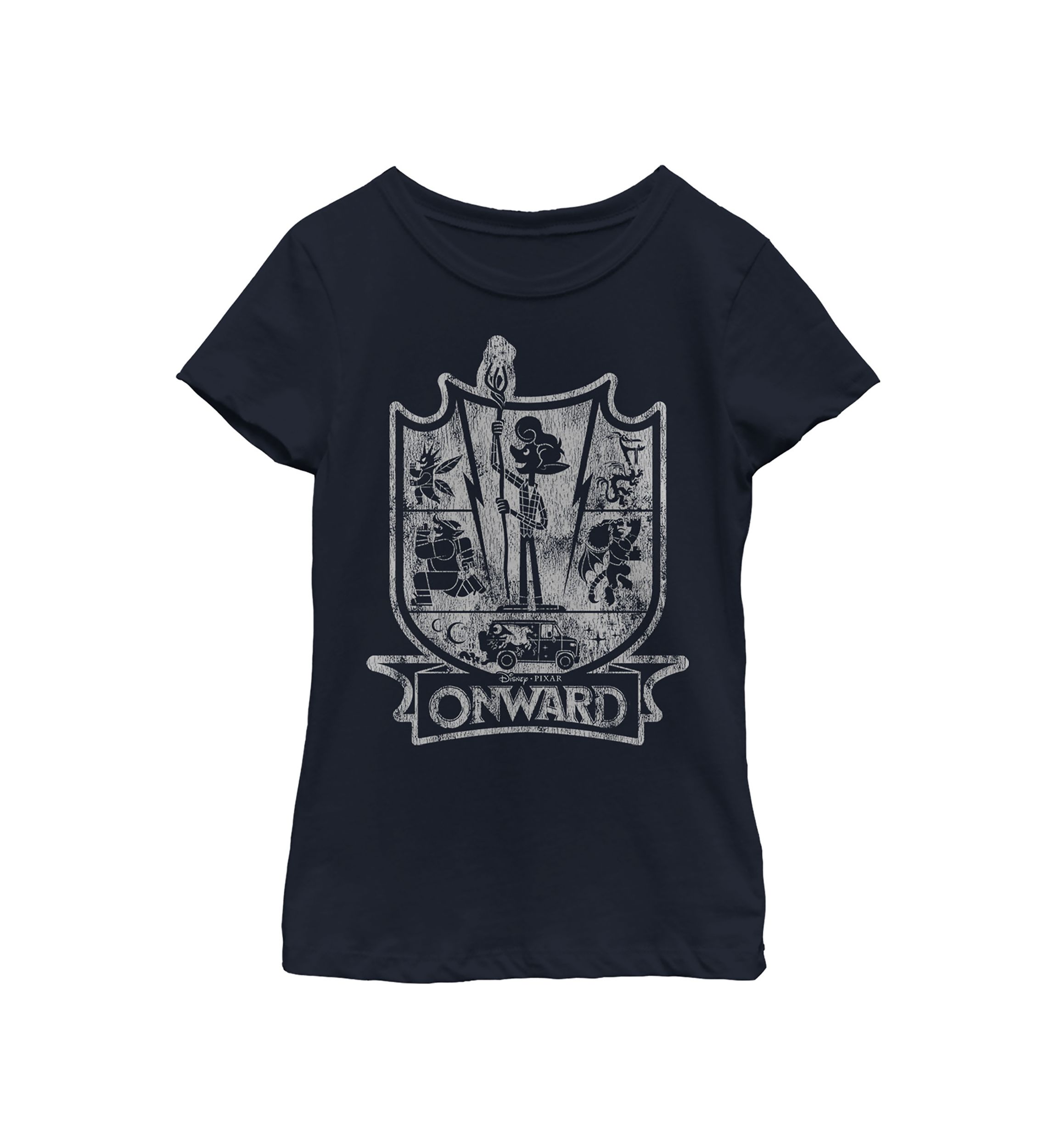 Girls 4-6x Crest Graphic T-Shirt
