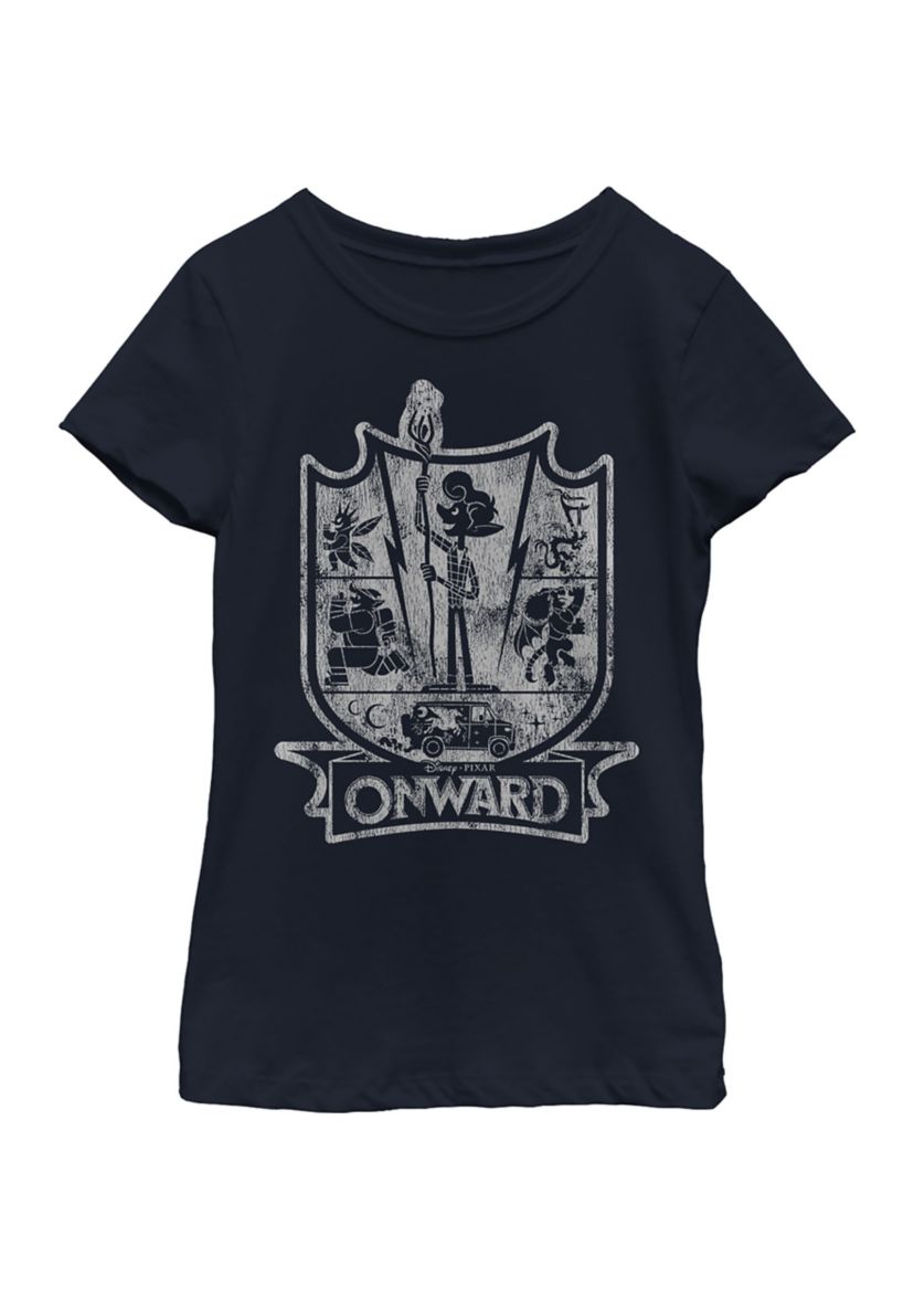 Girls 4-6x Crest Graphic T-Shirt
