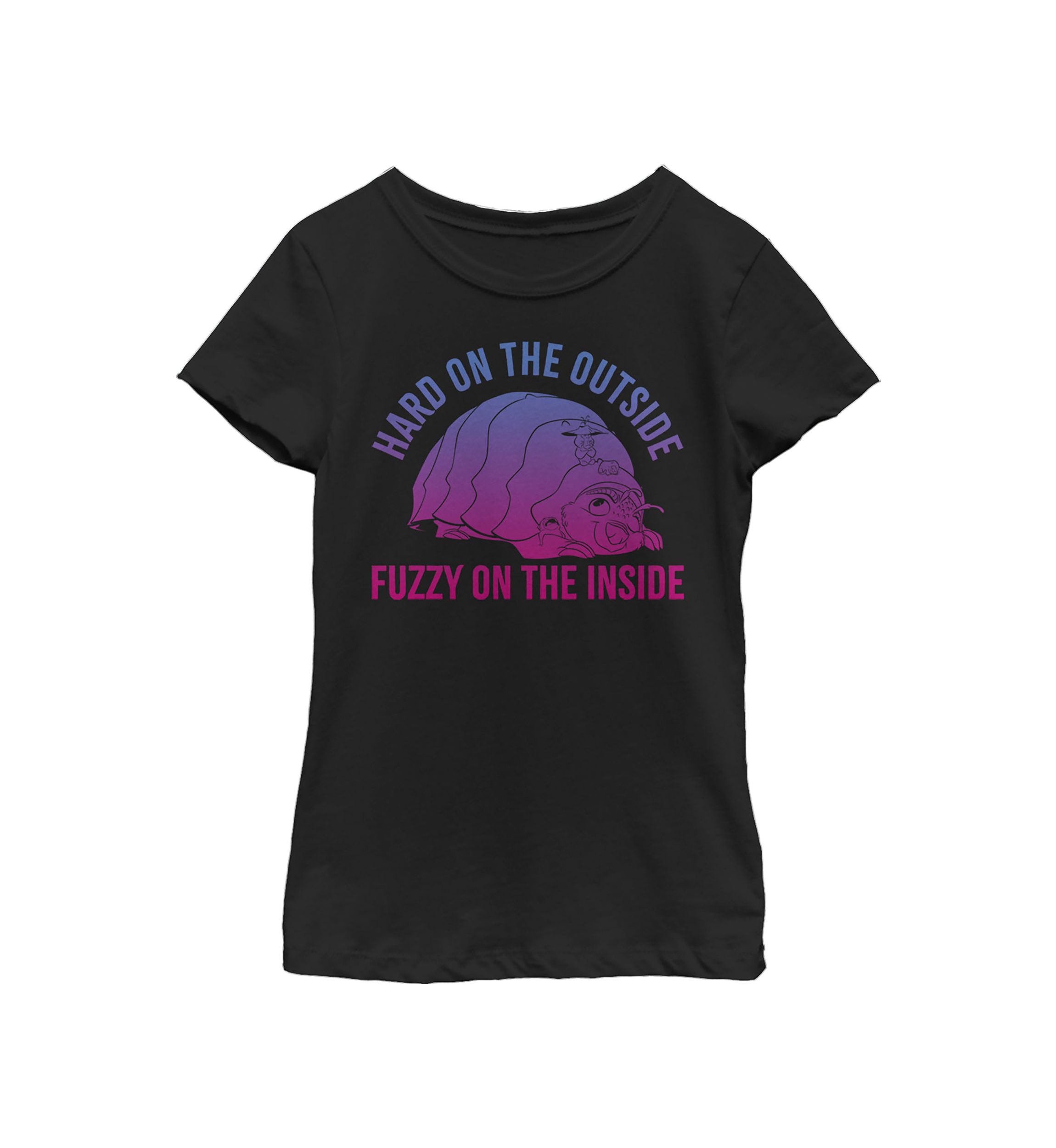 Girls 4-6x Hard On The Outside Graphic T-Shirt