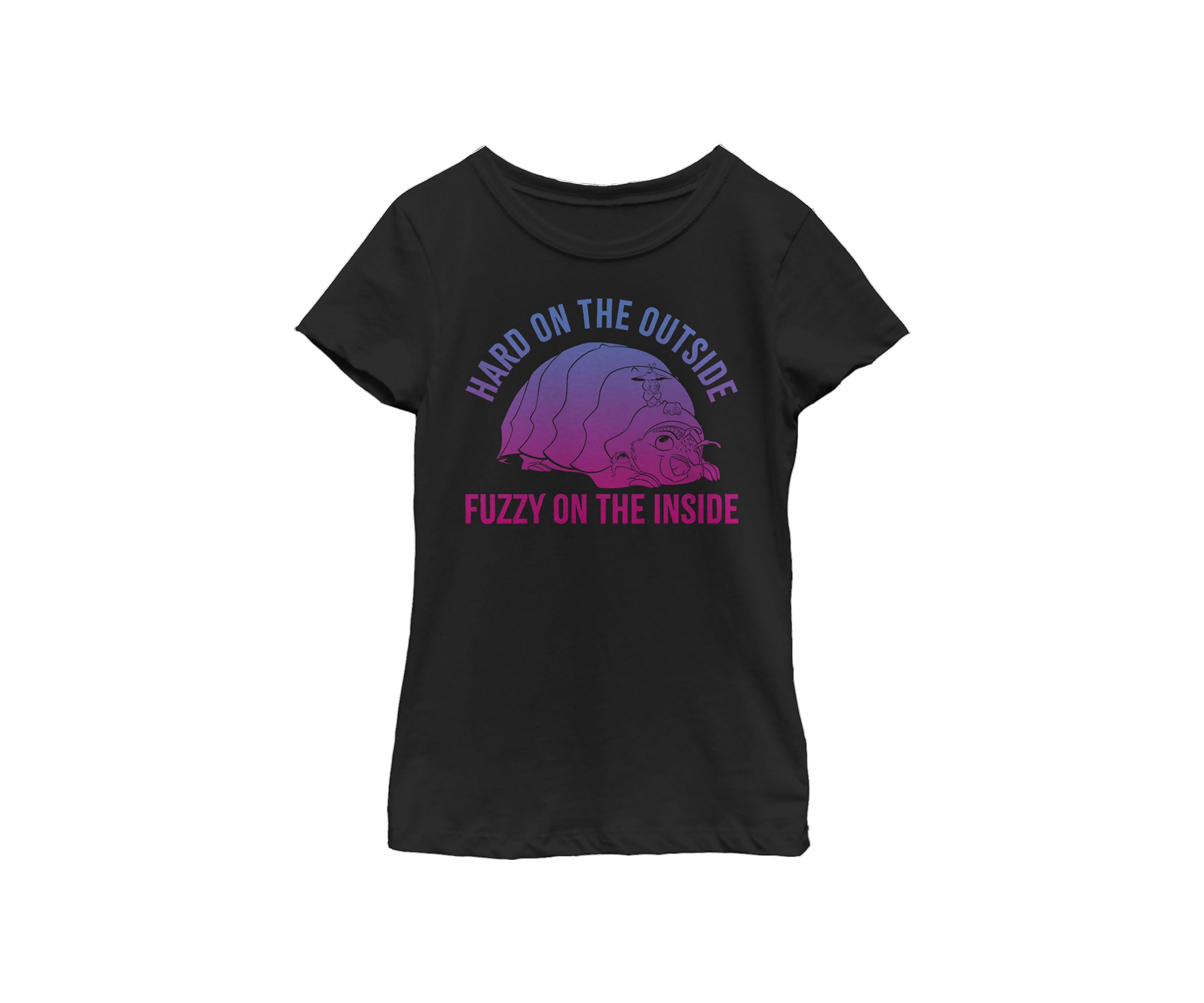 Girls 4-6x Hard On The Outside Graphic T-Shirt