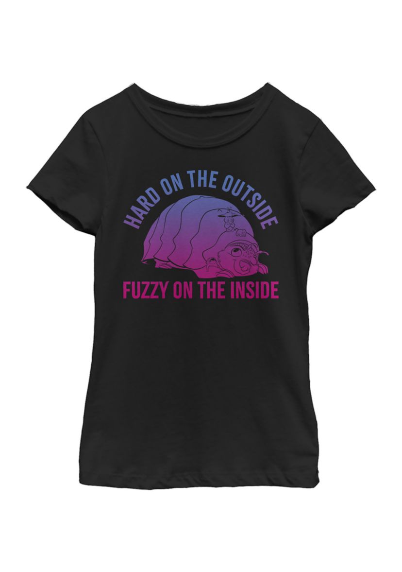 Girls 4-6x Hard On The Outside Graphic T-Shirt