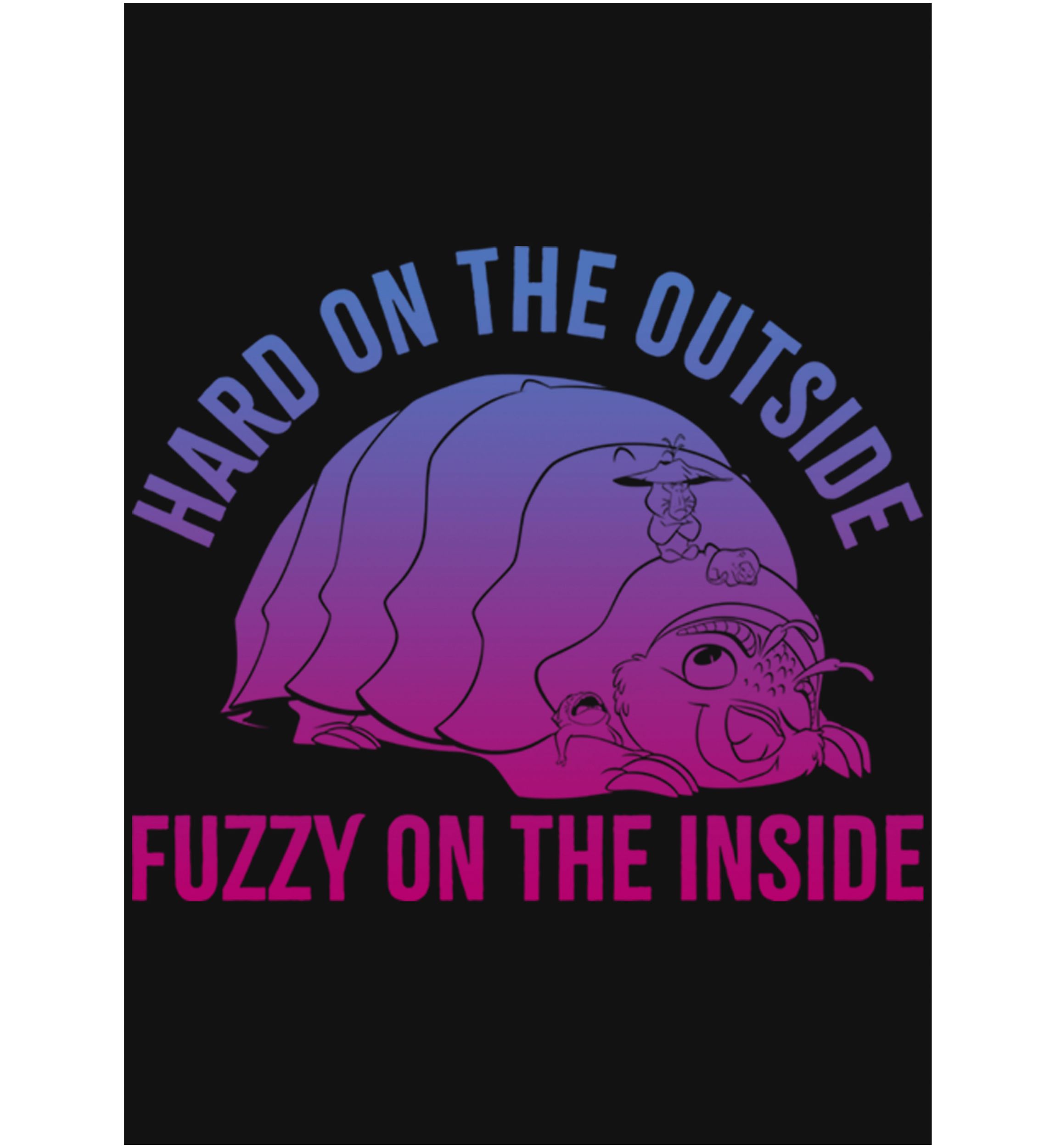 Girls 4-6x Hard On The Outside Graphic T-Shirt