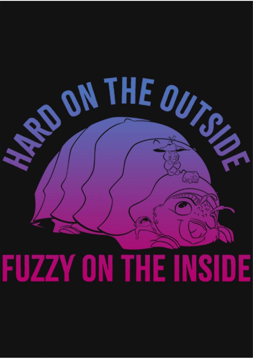 Girls 4-6x Hard On The Outside Graphic T-Shirt
