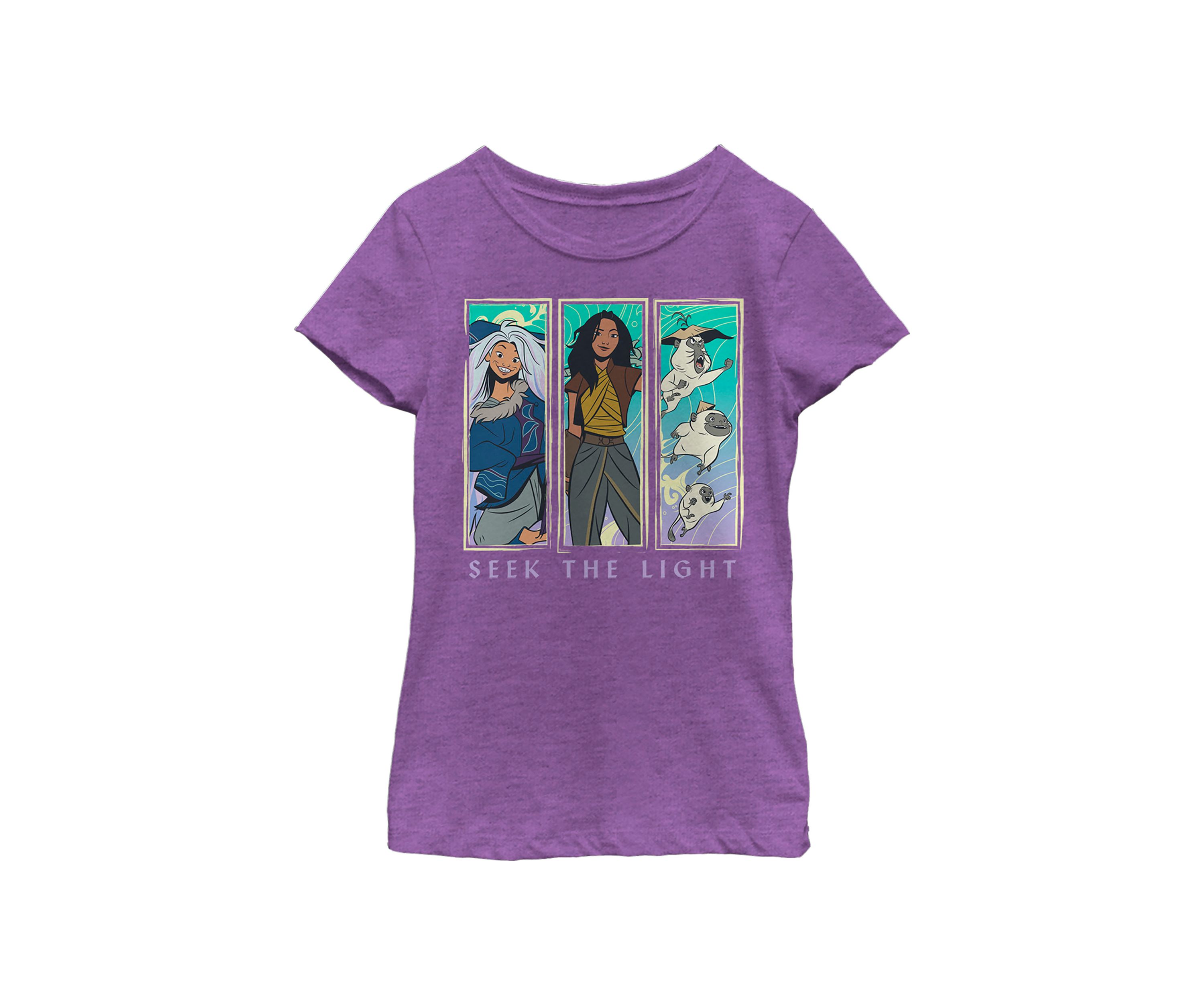 Girls 4-6x Panel Boxes Graphic T-Shirt