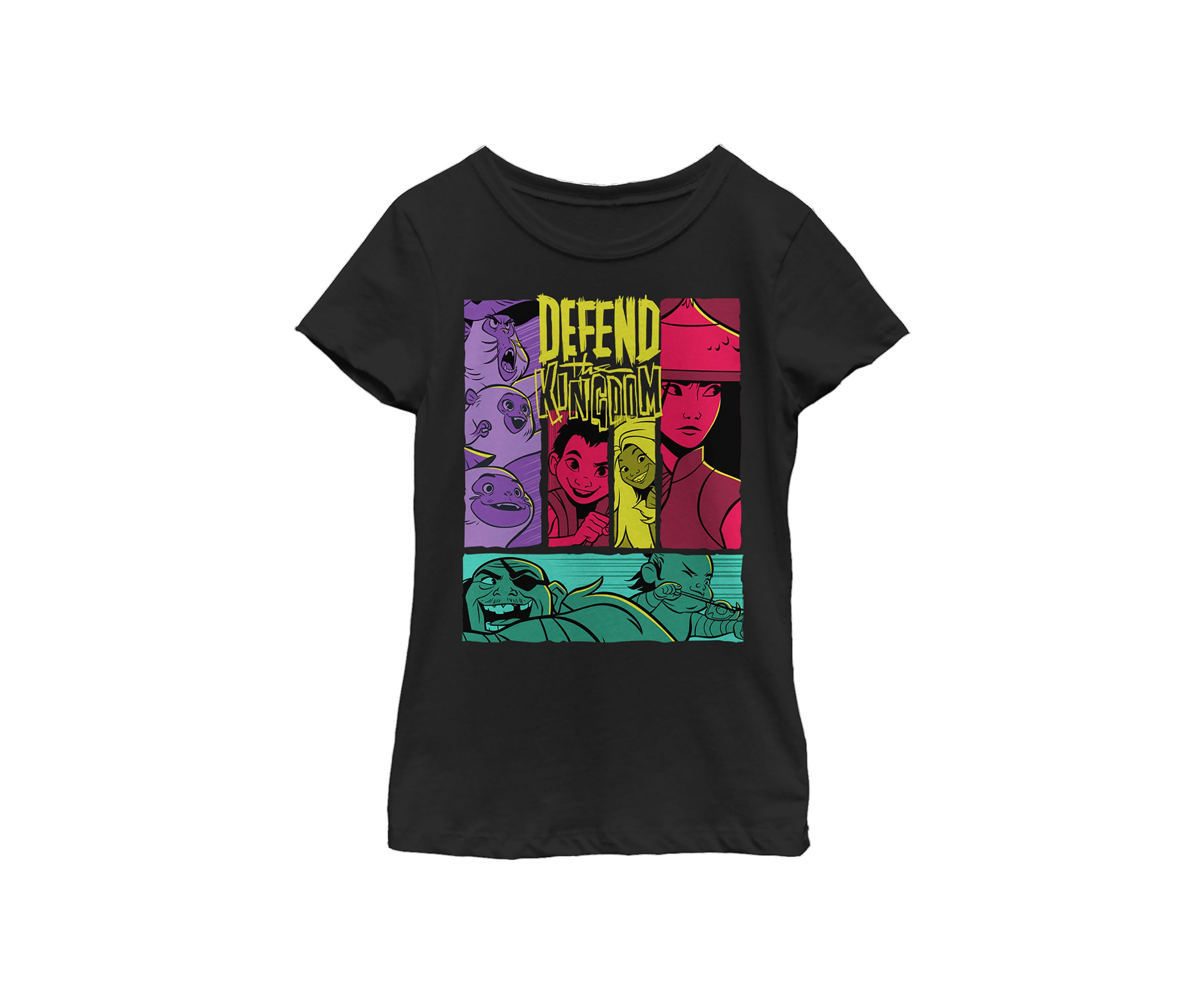 Girls 4-6x Raya Comic Strips Graphic T-Shirt