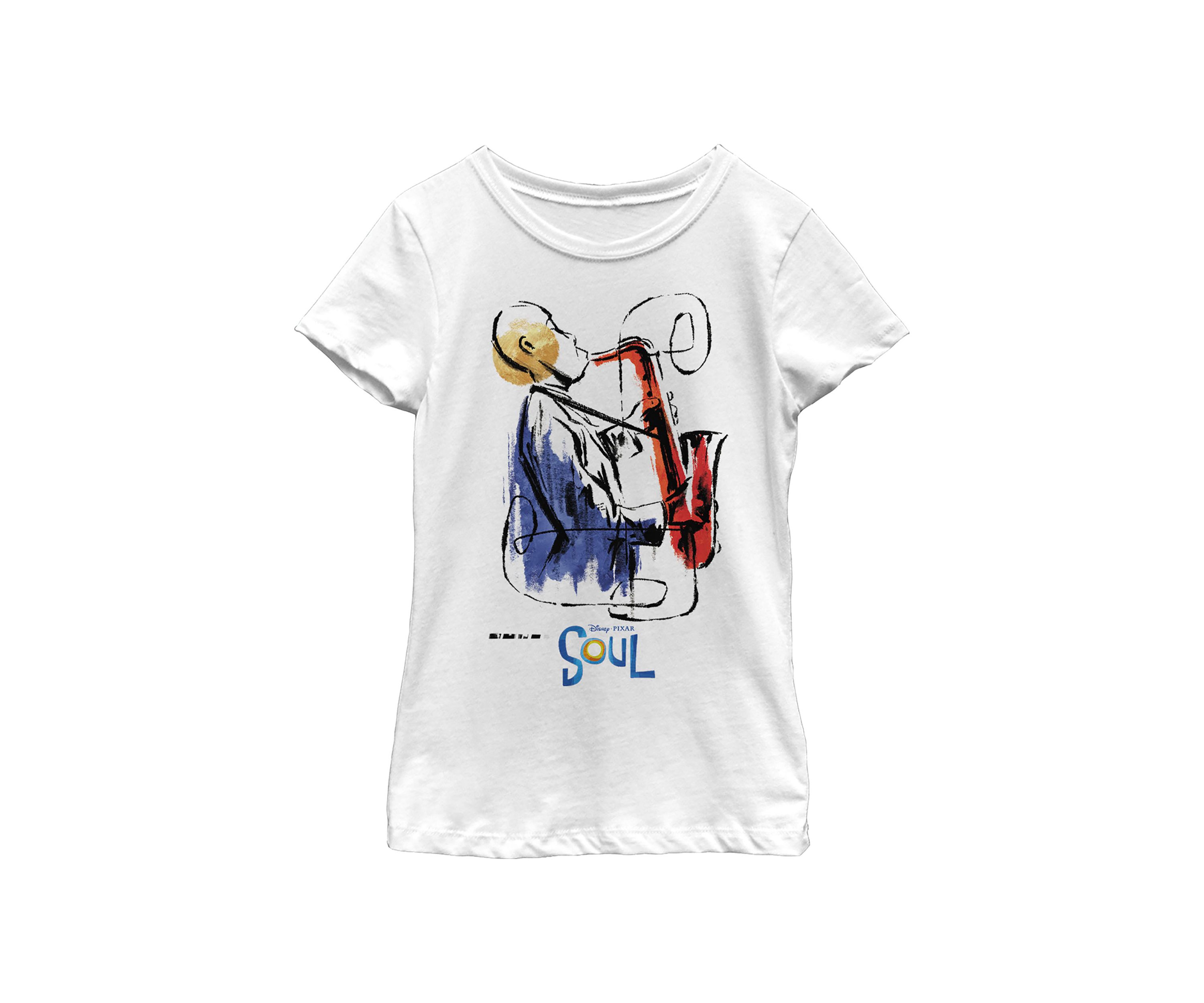 Girls 4-6x Sax Painting Graphic Top