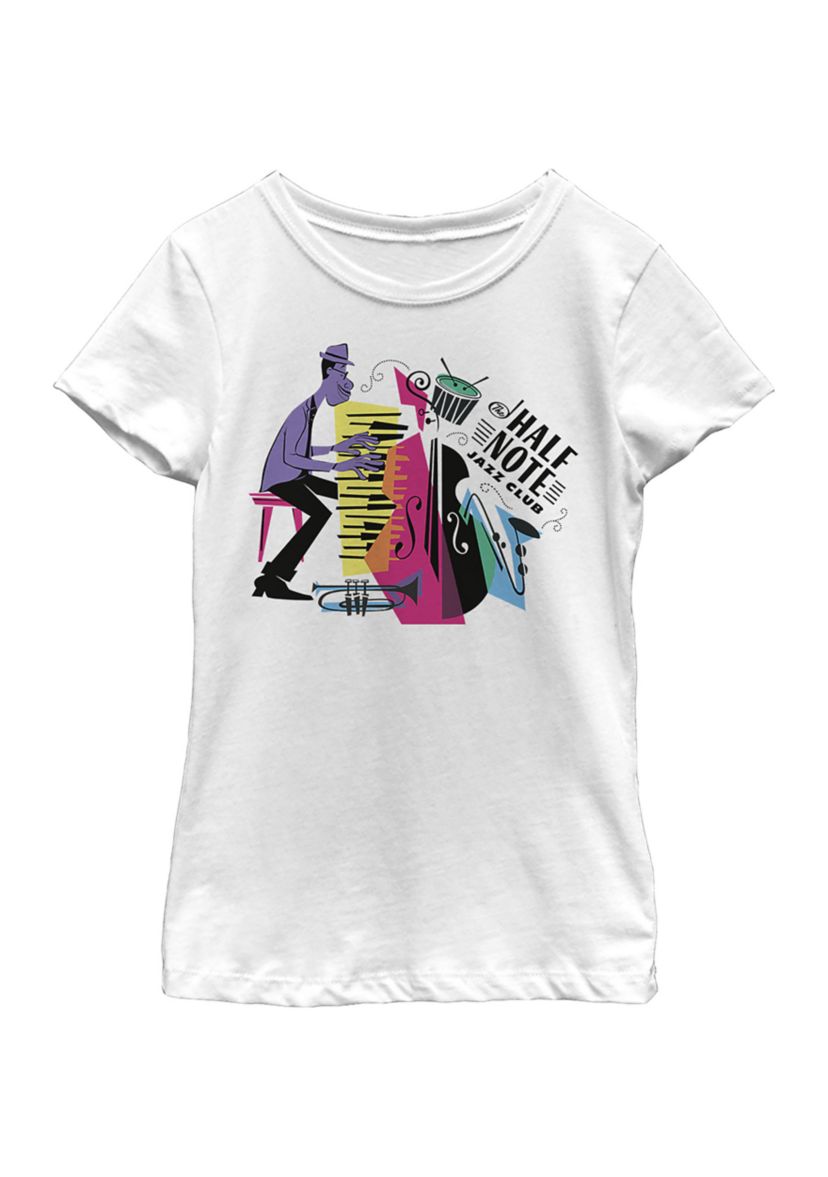 Girls 4-6x Half Note Jazz Club Badge Graphic Top